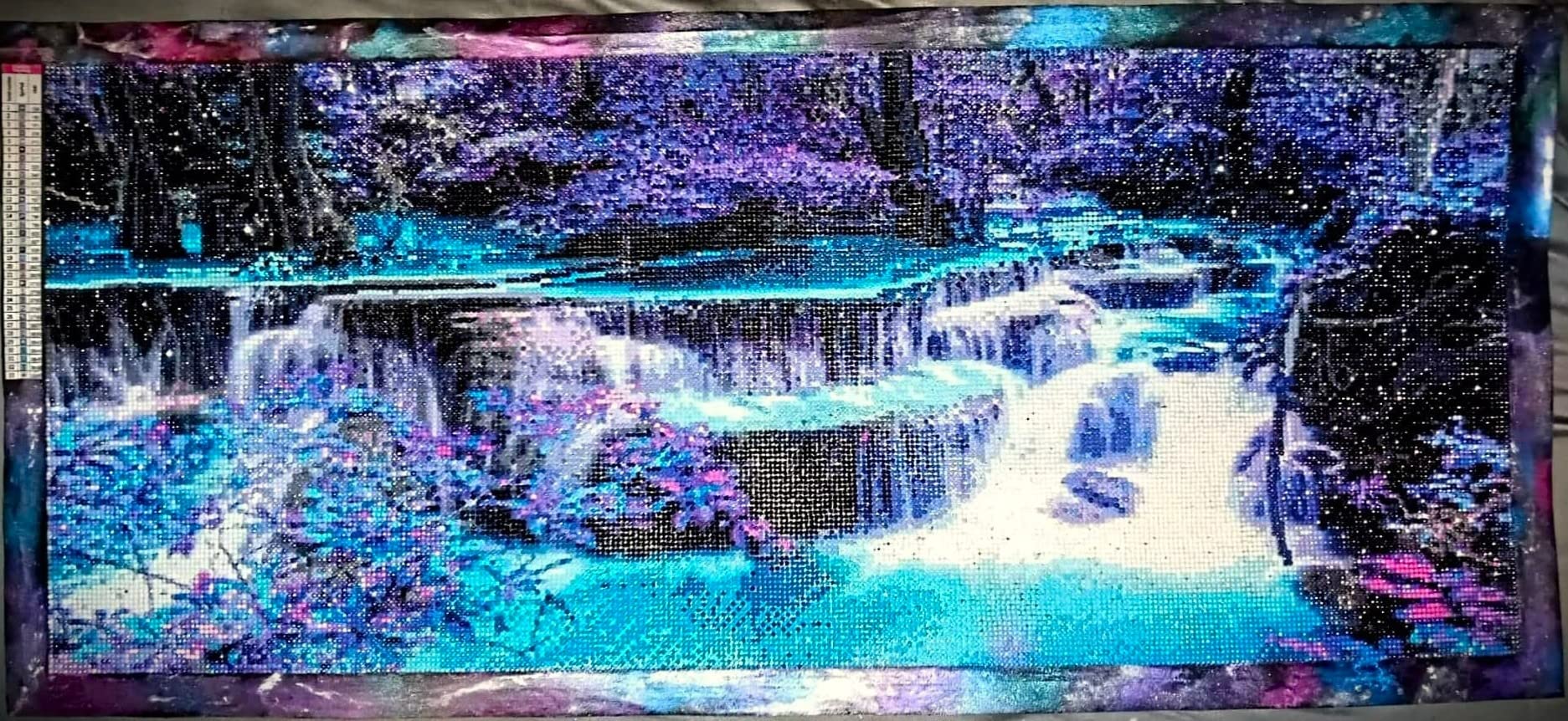 YALKIN 5D Diamond Painting Kits for Adults DIY Large Castle Full Round Drill (35.5x15.7in) Embroidery Pictures Arts Paint by Number Kits Diamond Painting Kits for Home Wall Decor customer photo 1