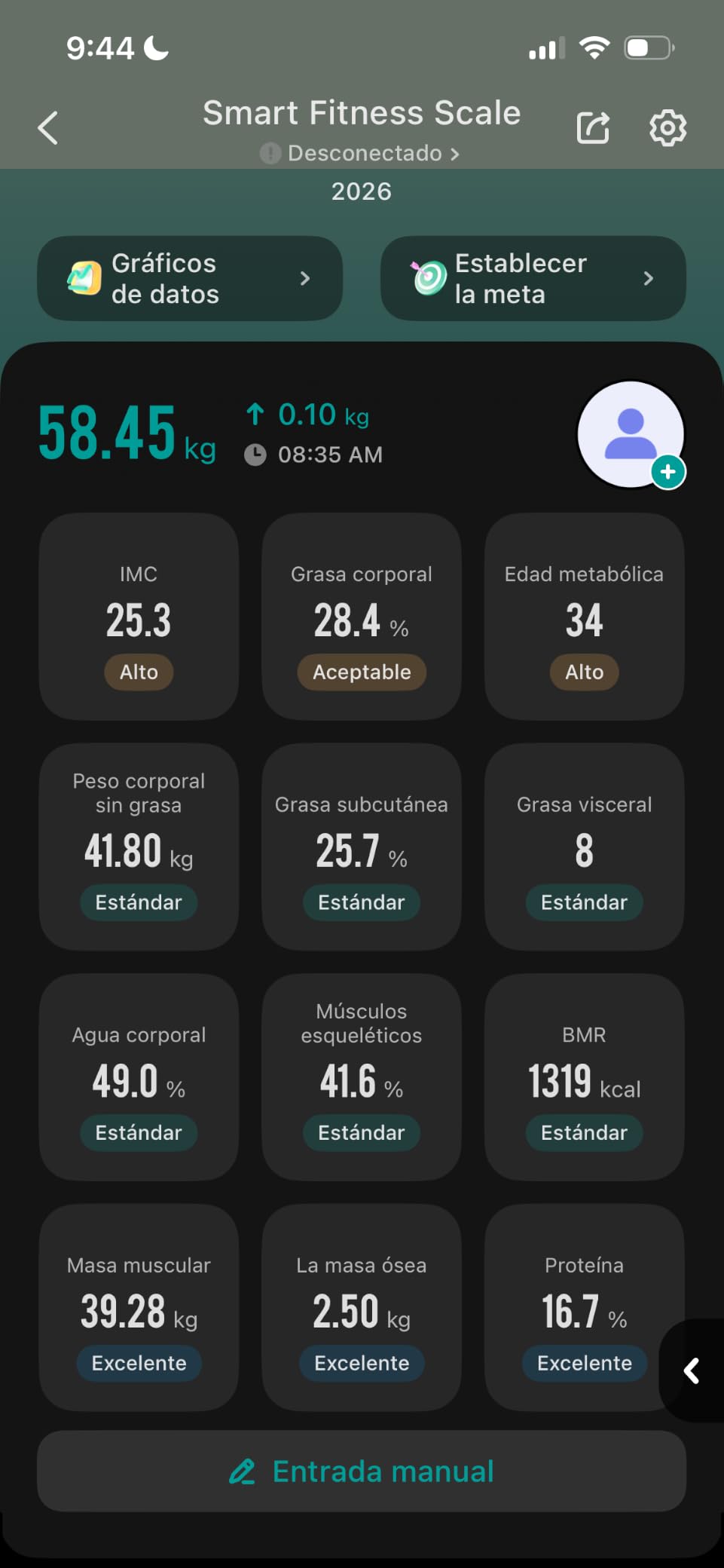 Etekcity Smart Scale for Body Weight, Body Fat and BMI, FSA Eligible | HSA Eligible, Bathroom Scale with Muscle Mass, Accurate Bluetooth App Sync, LED Display and Tempered Glass customer photo 2