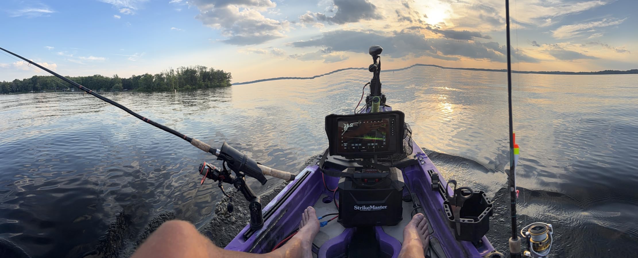 AQUOS Haswing Transom Trolling Motor 12V 55lbs 26in with Wireless Remote | White, Fresh & Saltwater Ready customer photo 1