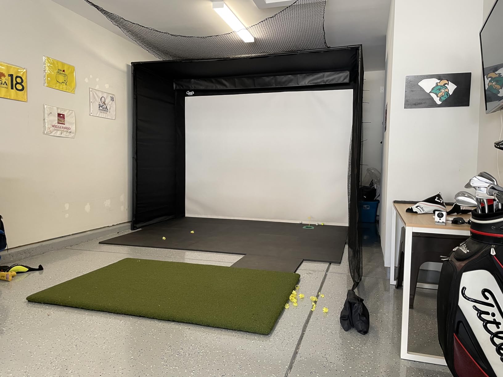IUZEAI Golf Practice Net - Heavy Duty Nylon Netting, 10x10ft/10x15ft/10x20ft customer photo 2