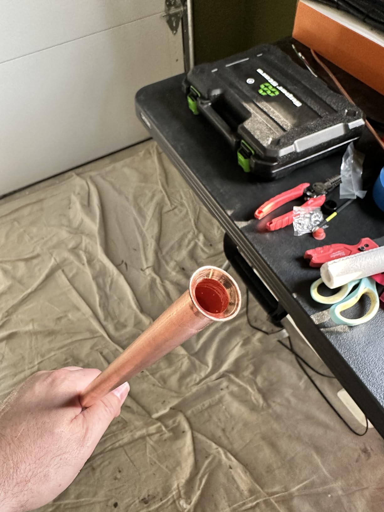 Super Stars Flaring Tool Kit 1/4in - 3/4in Single Flare Tool HVAC 45 Degree Eccentric Type Flare Tool with Pipe Cutter for Copper Tube Pipe (5 in 1 Kit) customer photo 2