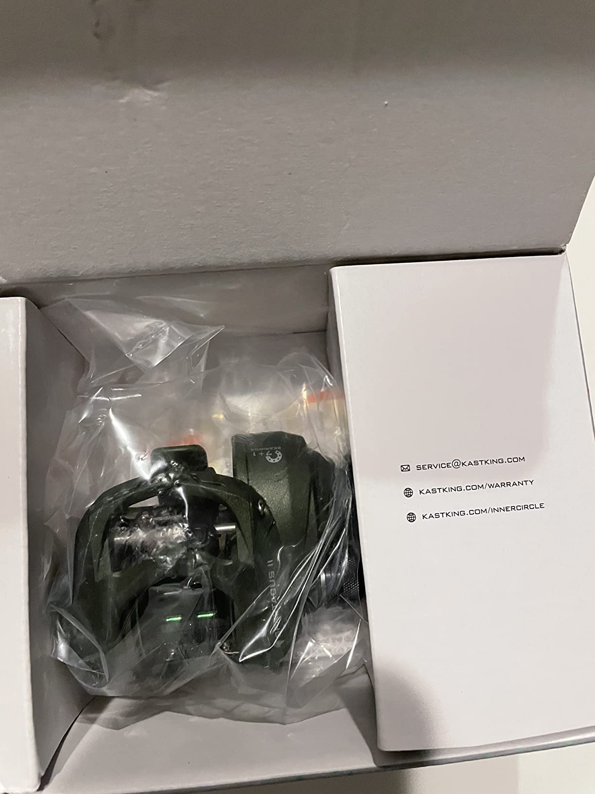 KastKing Spartacus II Baitcasting Fishing Reels with 7.2:1 Gear Ratio | Max Drag: 17.6 lb, 7+1 BB, 6 oz, Graphite Frame, 5-Button Magnetic Brake, Ultralight and Super Smooth customer photo 1