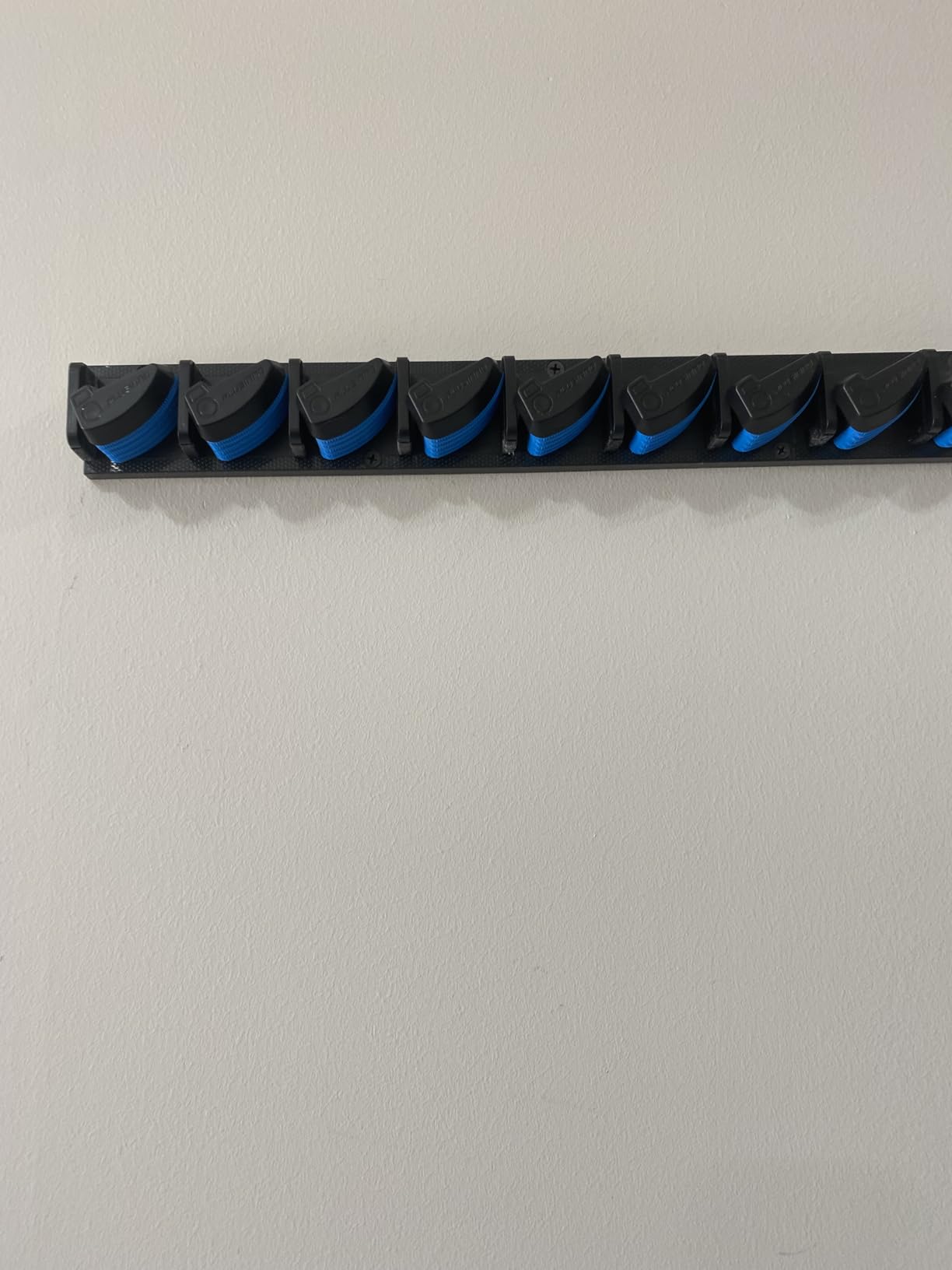 PLUSINNO V9 Vertical Fishing Rod Holder, Wall Mounted Fishing Rod Rack, Holds Up to 9 Rods or Combos customer photo 1