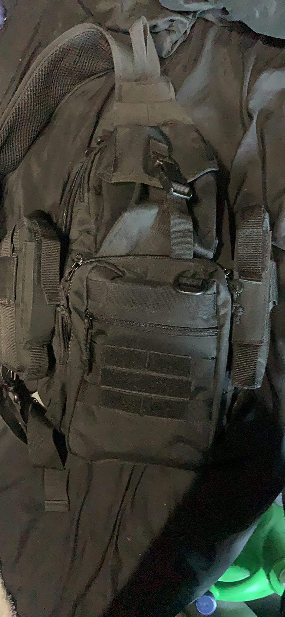 DSLEAF Tactical Pistol Magazine Storage Bag, MOLLE Mag Pouch Hold Up to 10x Most Single/Double Stack Magazines (Patent Design) | Lockable Zipper, Lightweight Size and Portable Handle customer photo 2