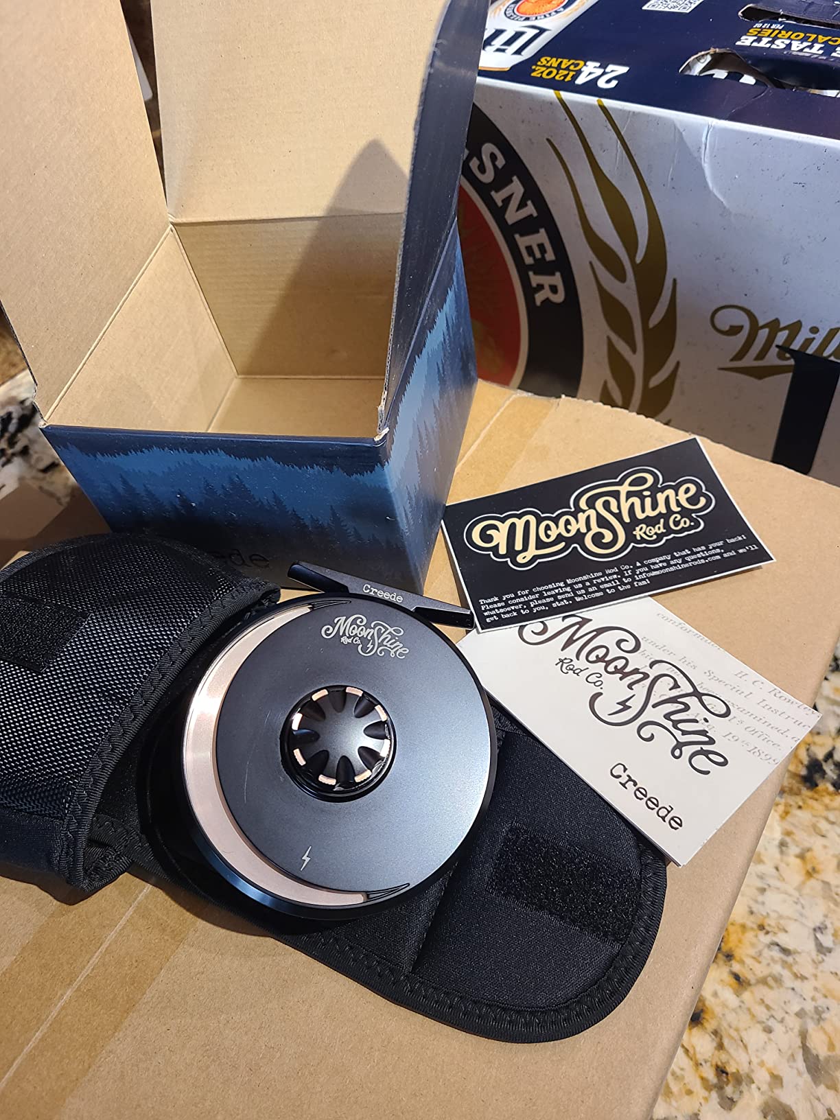 Moonshine Rod Company Fly Fishing Reel The Creede Copper - Fully Machined Large Arbor with Sealed Carbon Disk Drag customer photo 2
