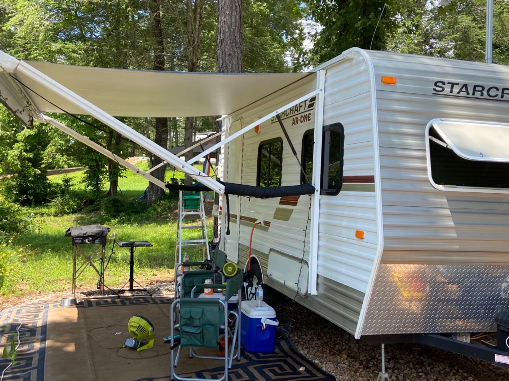 RV Awning Fabric Replacement(15'2