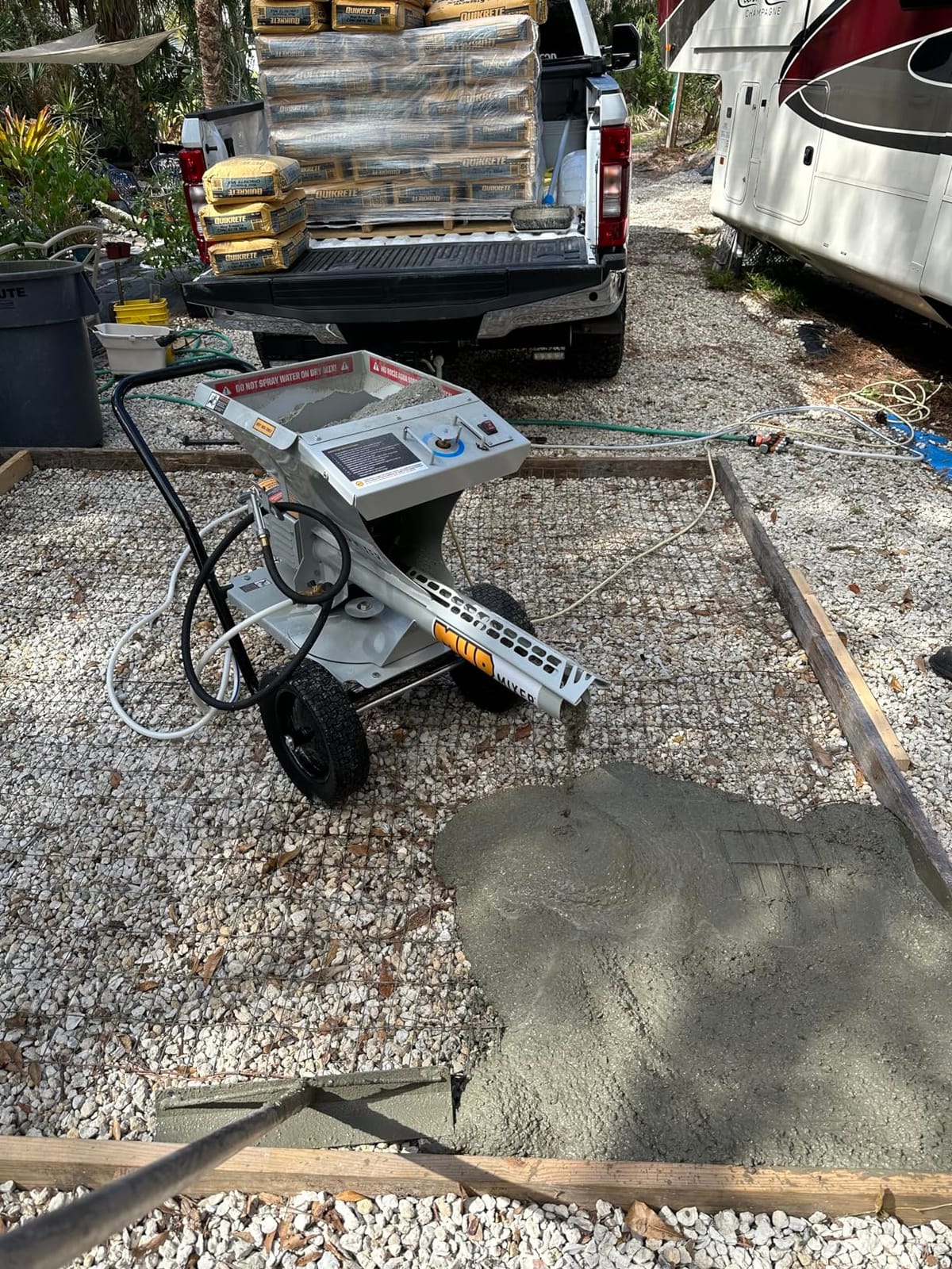 Mud Mixer Portable Wheeled Mudmixer customer photo 1