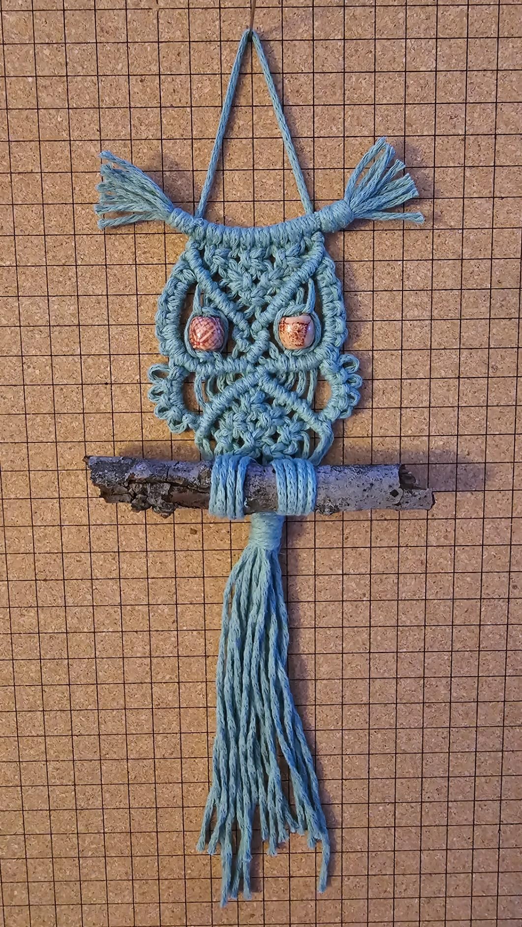 UHAPEER Macrame Kits for Adults Beginners with 656 Feet 3 mm Cotton Cord | DIY Macrame Plant Hanger Kit with Macrame Supplies and Instructions, Macrame Beads, Wooden Rings, Dream Catcher Rings customer photo 2