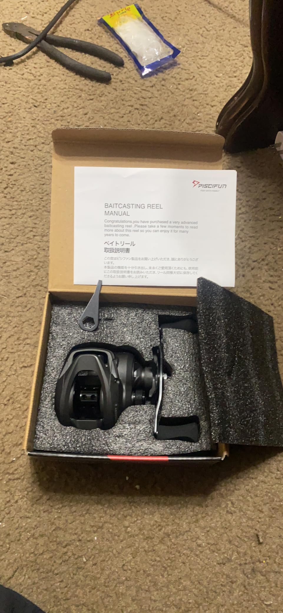 Piscifun Torrent II Baitcasting Reel, 20LB Drag, Magnetic Brake | Smooth casting, 6+1 bearings, 6.75 oz body, 6.6/8.1 ratios, low-profile body customer photo 1
