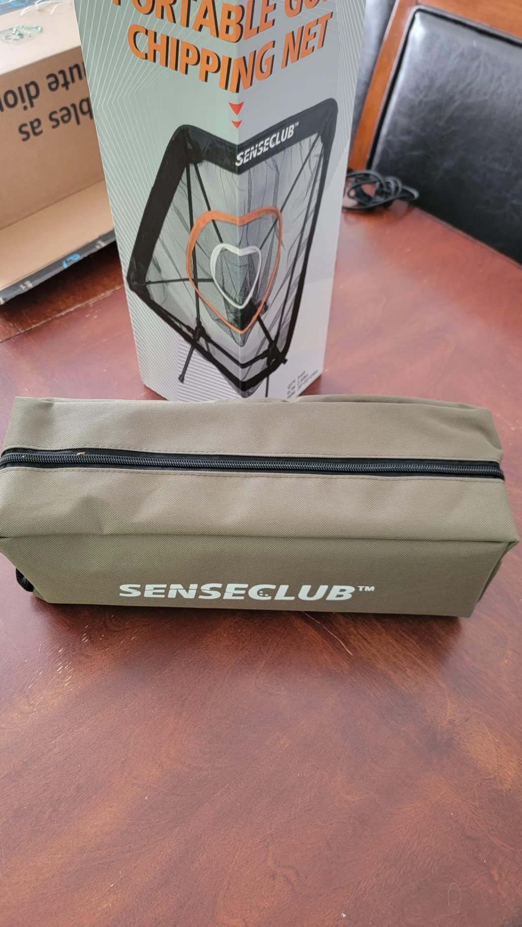 SENSECLUB Foldable Chipping Net with Mat & Balls, Indoor Golf Practice Chipping Target, Backyard Golf Game & Gifts customer photo 2