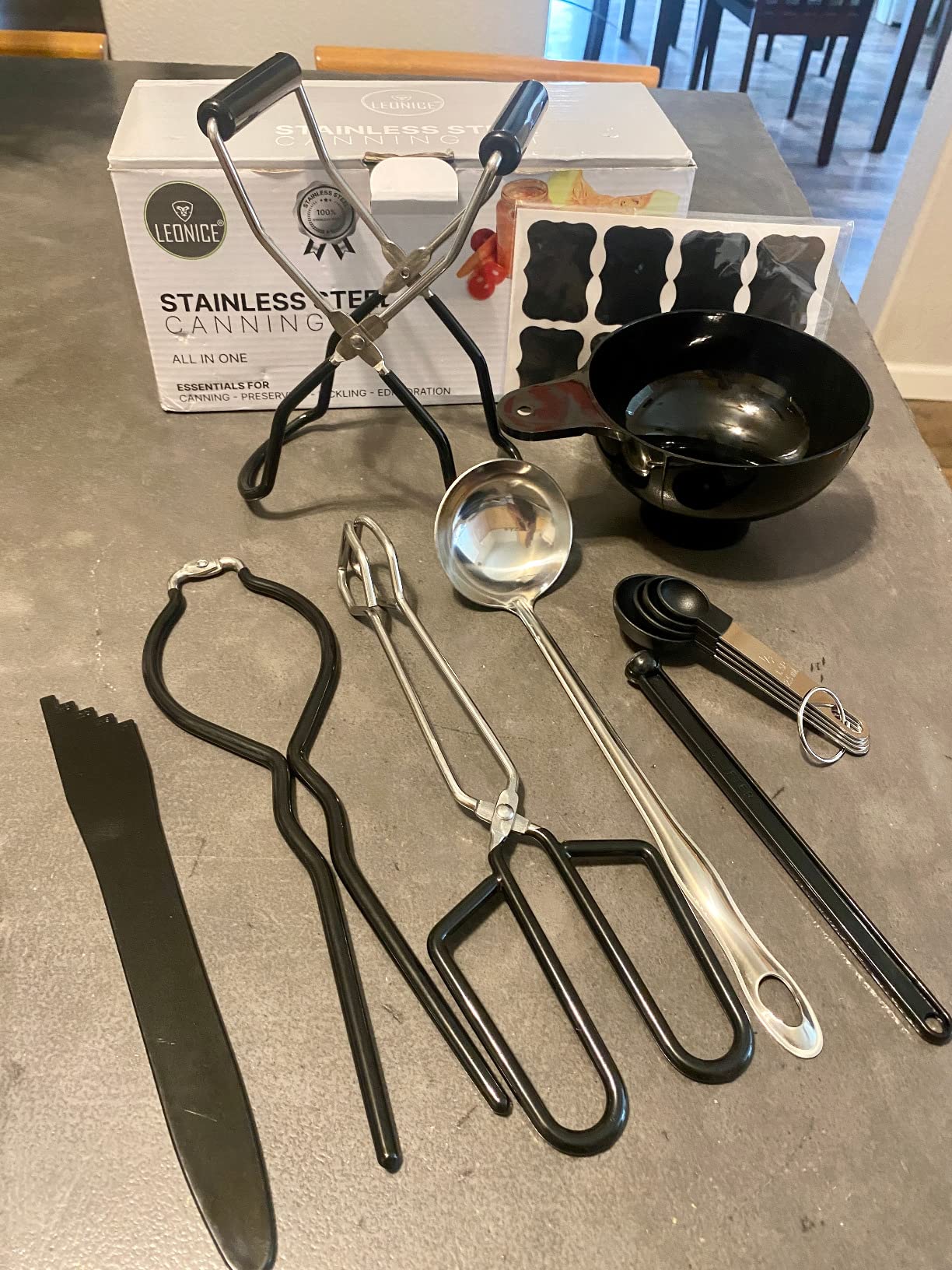 LEONICE Home Canning Starter Kit for Beginners Full Set, Food-Grade Stainless Steel customer photo 1
