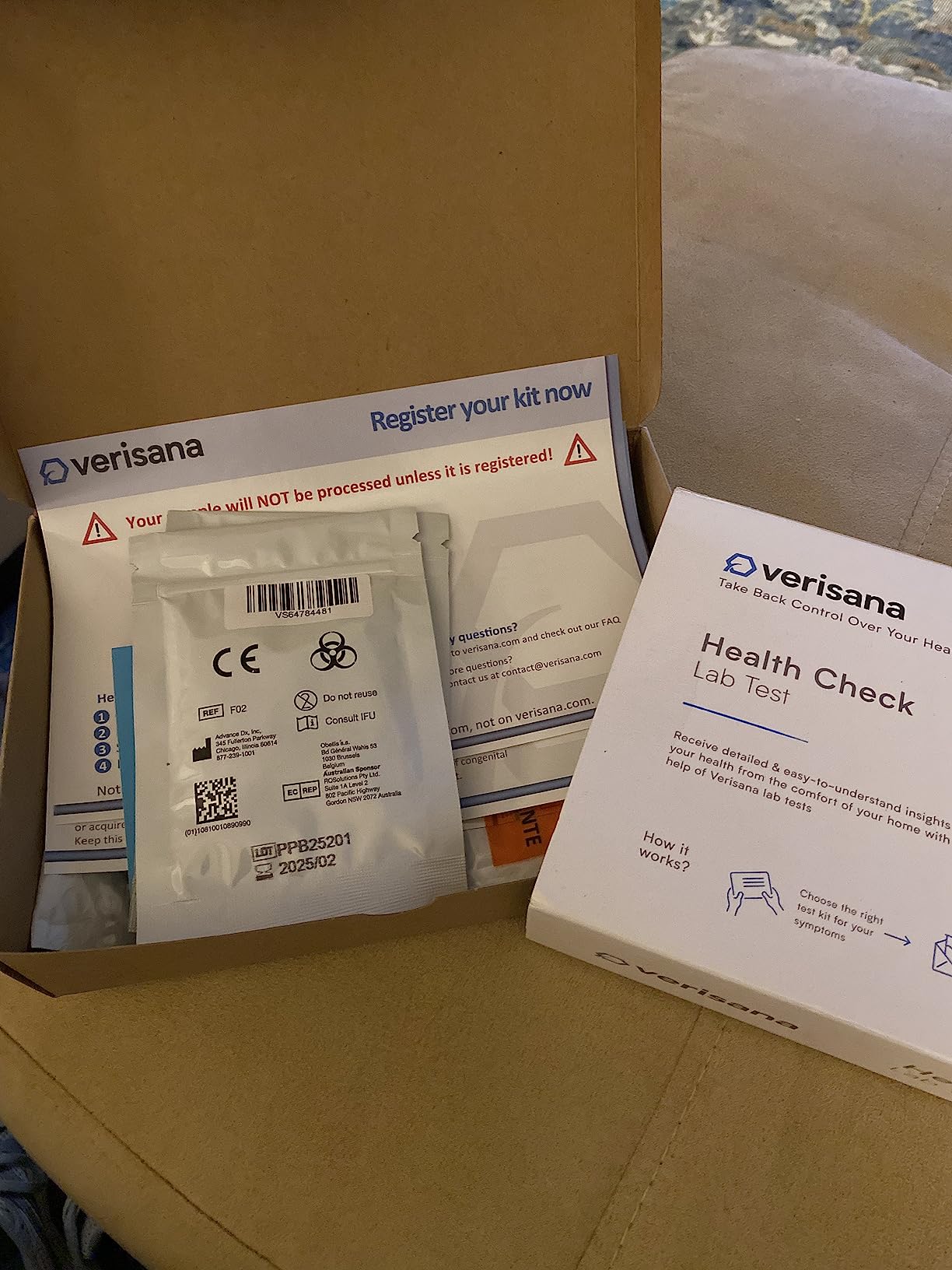 Women's Health Test - Comprehensive Home Test for 7 Important Health Markers - CLIA Certified Lab Analysis - Verisana customer photo 1