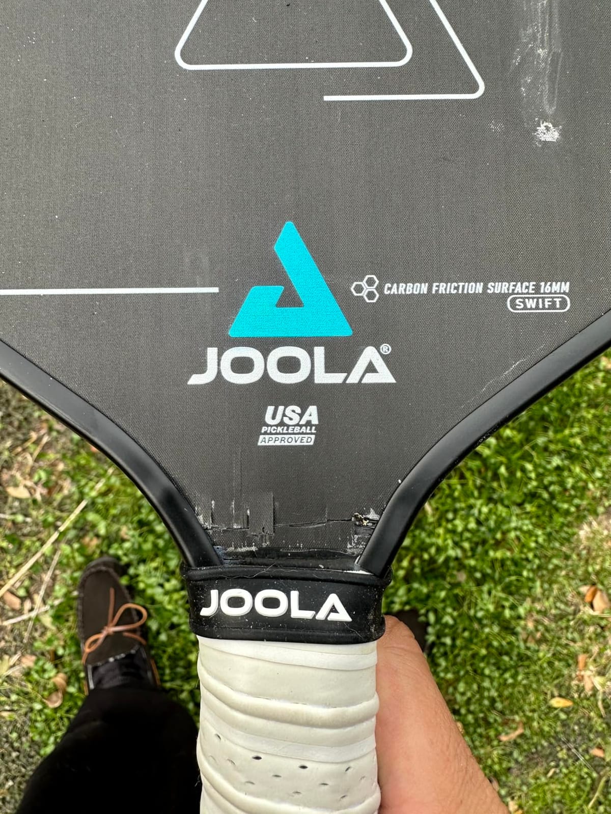 JOOLA Professional Pickleball Paddles - Raw Carbon Fiber Surface - Built for Spin, Speed & Control - Hyperion, Solaire, Perseus & Scorpeus - Swift & Standard Models - USAP Approved - Tournament-Level customer photo 2