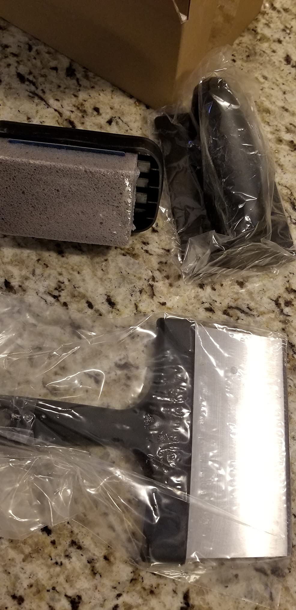 AWEASROY Griddle Cleaning Kit for Blackstone, Flat Top Grill Cleaning Kit with Grill Stone, Griddle Scraper & Griddle Brush Easy to Remove Stain customer photo 2
