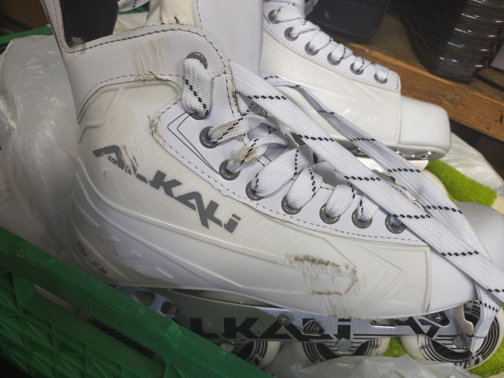 Alkali Cele III Senior Adult Junior Kids Inline Roller Hockey Skates customer photo 2