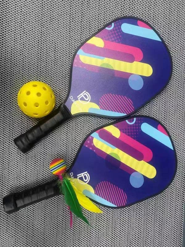 DULCE DOM Pickleball Paddles Set of 2/4 - USAPA Approved | Fiberglass/Graphite Surface Pickle Ball Rackets with Carrying Bag, Ideal Training Equipment for Beginner Intermediate customer photo 2