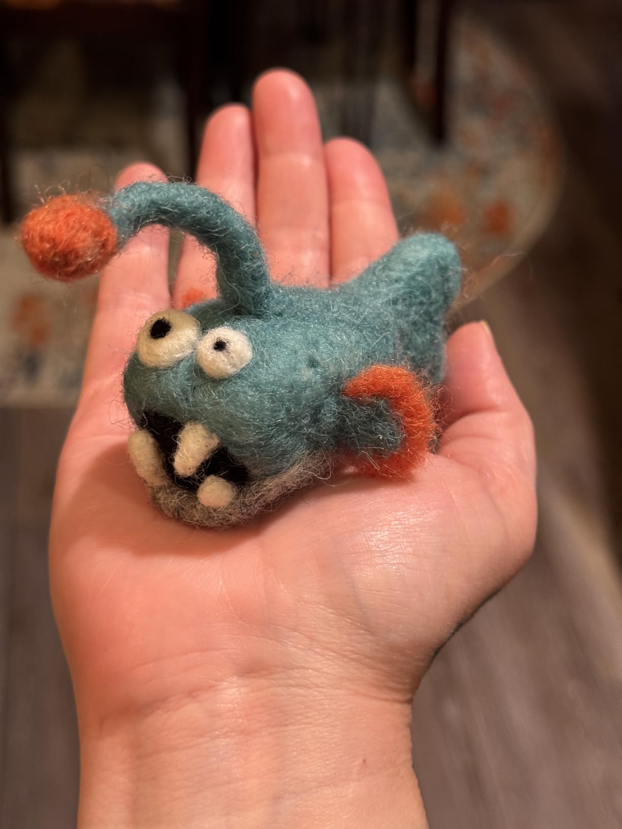 Woolbuddy Needle Felting Starter Kit - Make 6 Cute Characters (Yeti, Giraffe, Panda, Ladybug, Whale, Gator) - Complete Kit for Beginners & Adults with Wool Roving, Felting Needles, Pad & Instruction Guide customer photo 1