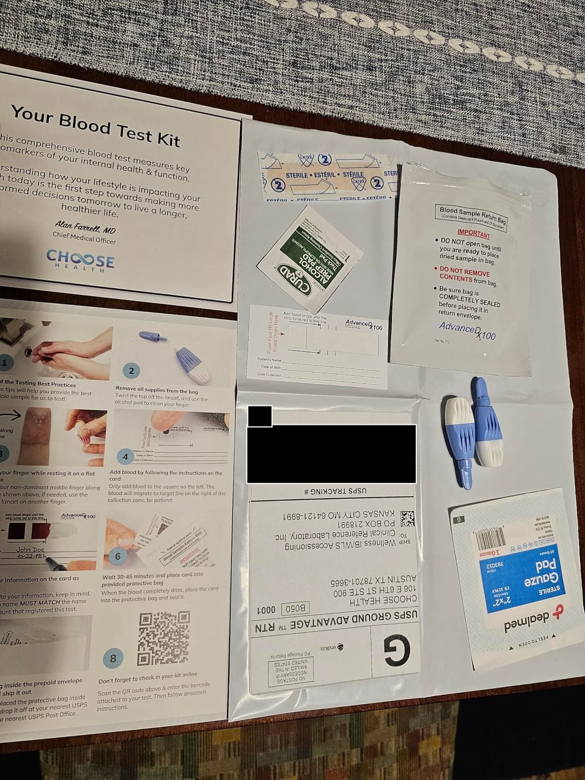 Choose Health 6-in-1 at-Home Kidney Test | Test and Track Your Kidney Function and Health | 6 Key Markers of Kidney Function | Cap & CLIA accredited Laboratory Testing | Not Avail in NY RI customer photo 1