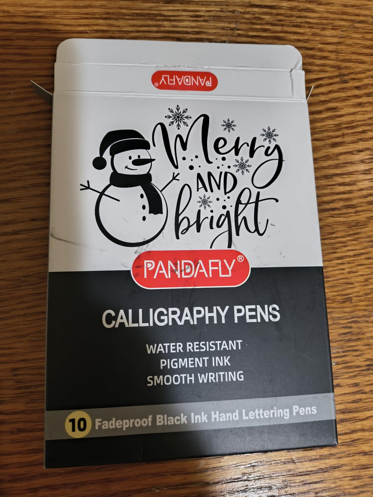 PANDAFLY Calligraphy Pens for Writing, 10 Size, Hand Lettering Pens | Brush Pens Calligraphy Set for Beginners, Calligraphy Brush Pens for Art Drawing, Sketching, Scrapbooking, Journaling customer photo 1