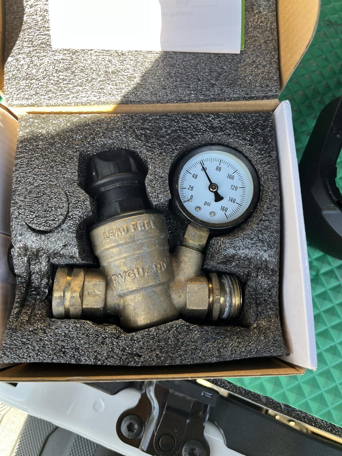 RVGUARD RV Water Pressure Regulator Valve With Adjustable Knob | CSA Approved, Lead-Free Brass, Tool-Free, Water Pressure Reducer With Gauge and Inlet Screen Filter for RV Camper customer photo 2