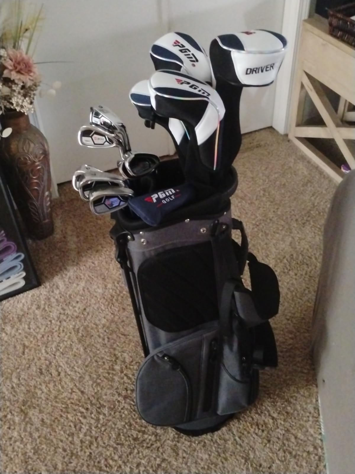 PGM G300 Men's Golf Club Set with Titanium Driver | 100% Graphite Shafts & Titanium Driver for Faster, Longer Shots customer photo 2