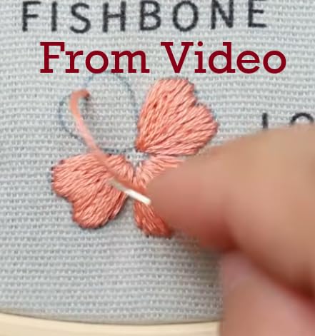 ETSPIL Embroidery Kit for Beginners, 4K Step-by-Step Video, Adults, Gift | 33 Stitches, No-Wash Pre-Printed Pattern, Magnetic Needle Minder, Bound Guide & Storage Tube - Calming Craft for Women customer photo 2