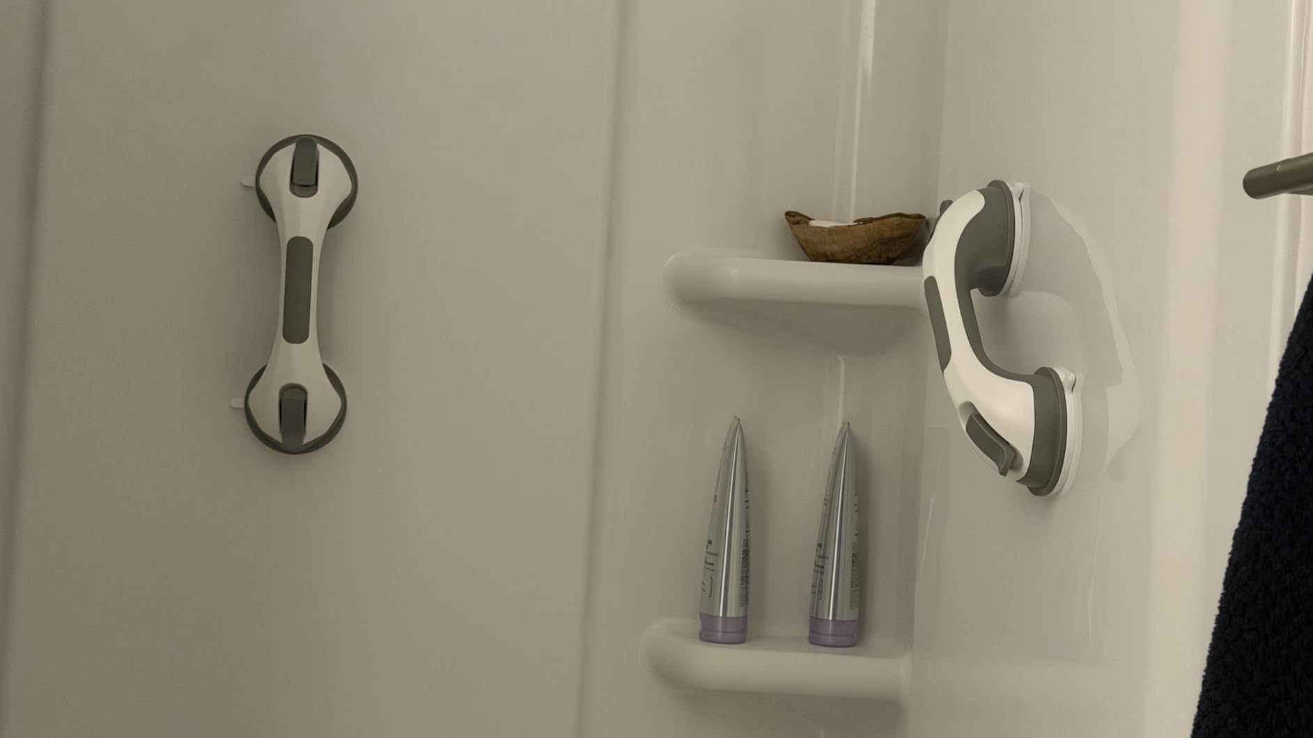 TAILI Grab Bars for Shower, Suction Shower Handles Rails, 2 Pack, 16.8