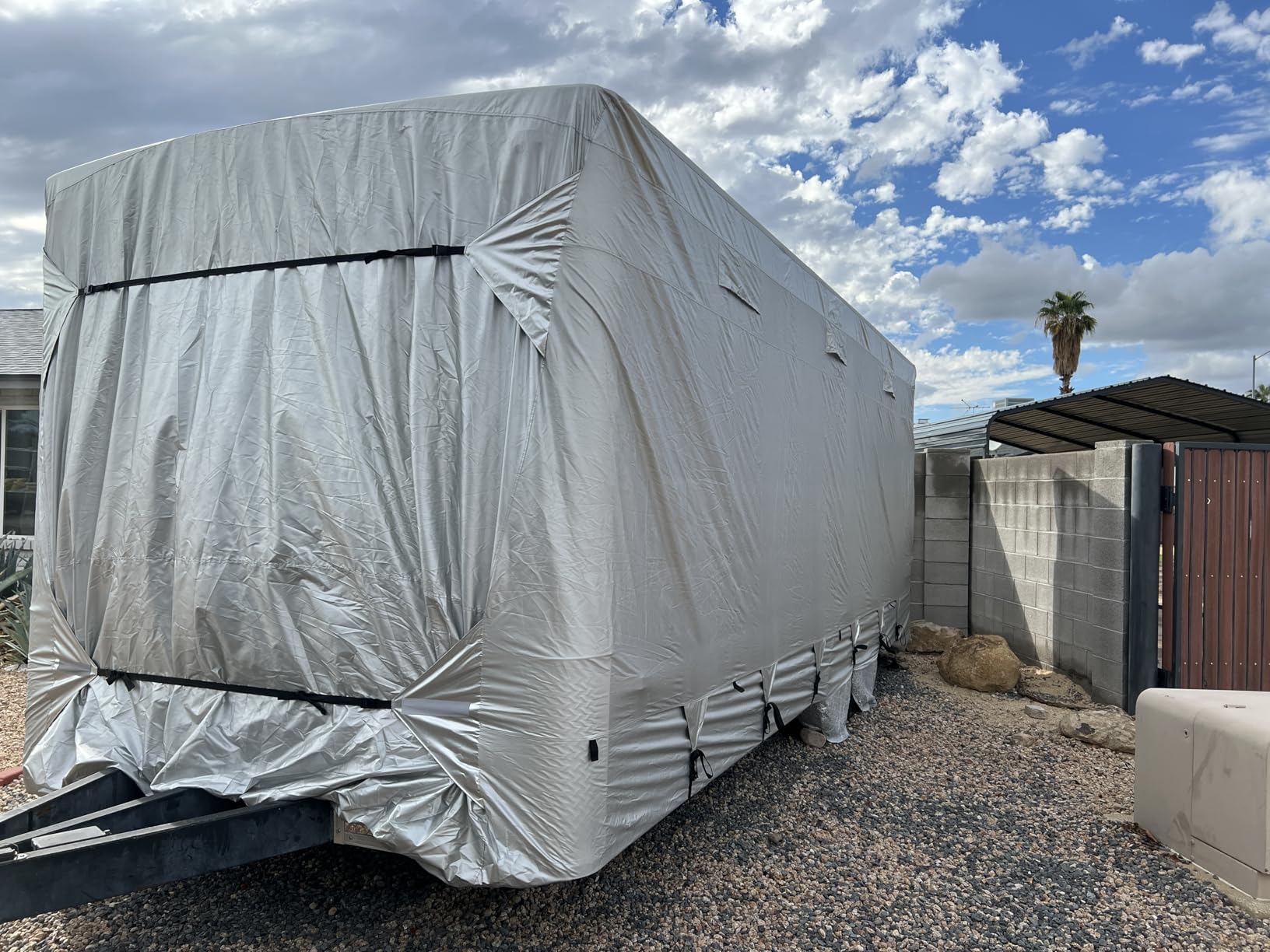 Mofeez Travel Trailer RV Cover 9 Layers for 24'-27' Camper Cover RV Covers customer photo 1