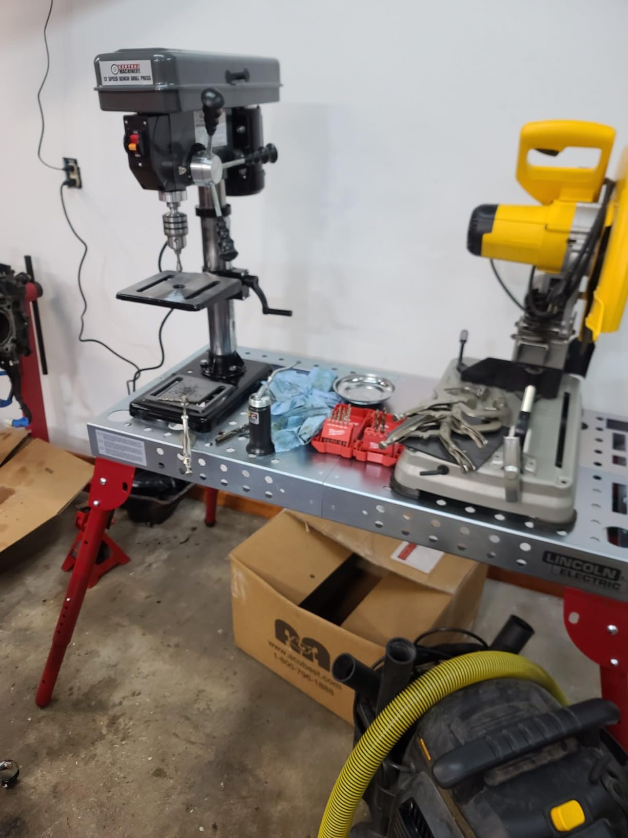 Lincoln K5334-1 Portable Welding Table Folding Workbench 21