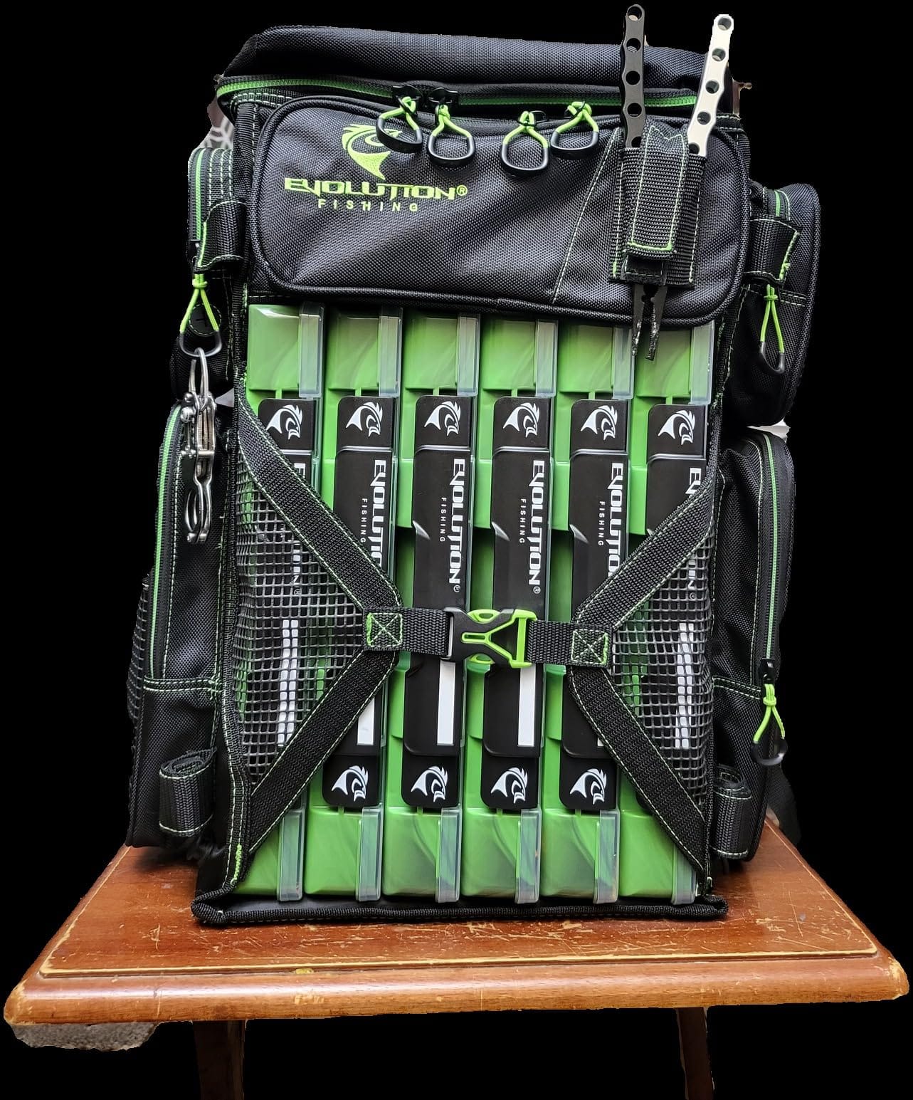Evolution Fishing Drift Series Tackle Backpack, Outdoor Rucksack w/ 6 Fishing Tackle Trays, Heavy Duty customer photo 1