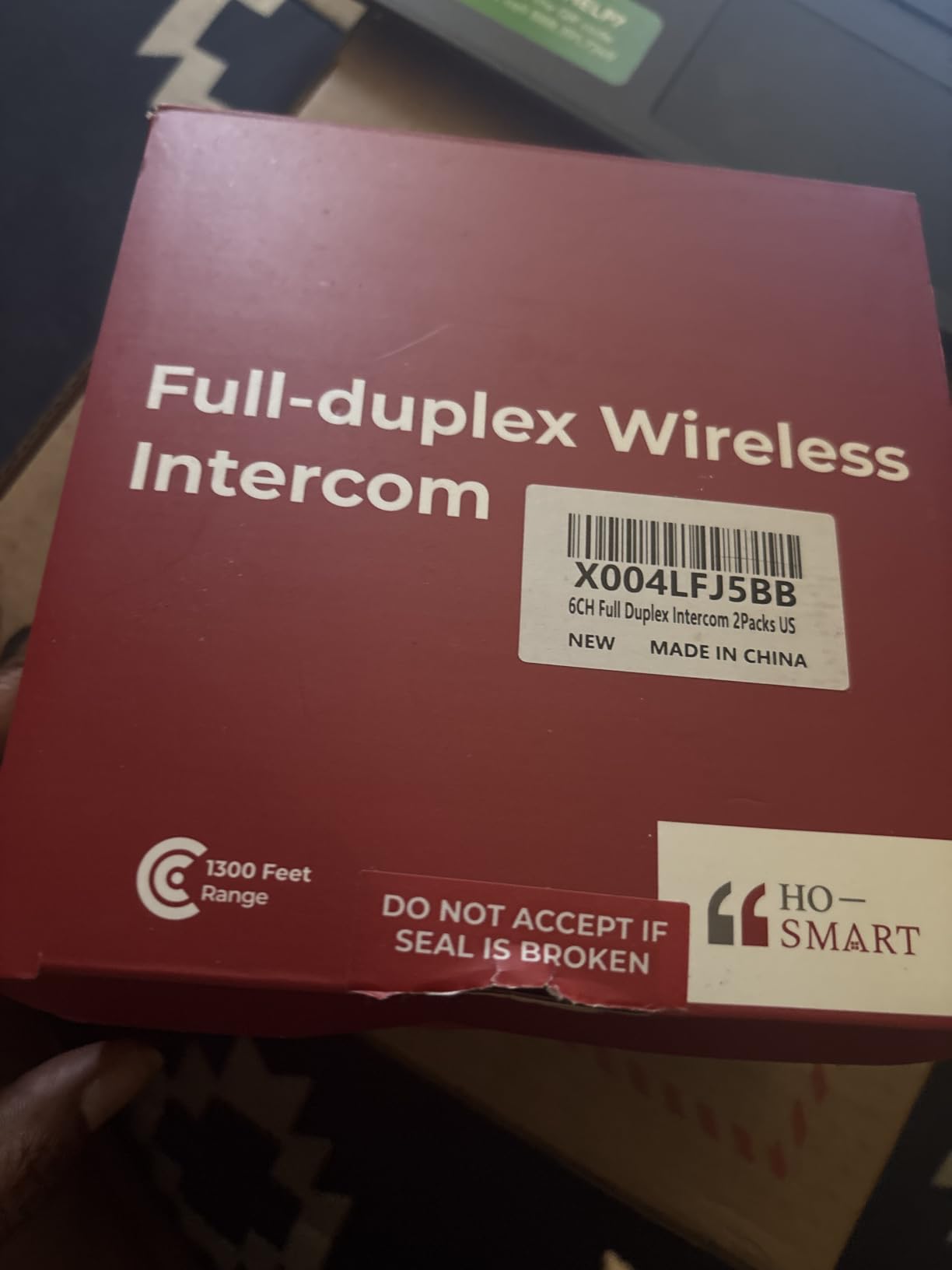 Hosmart UltraSpeak Pro Intercoms Wireless for Home, 2025 Two-Way Intercom | Full Duplex Wireless Intercom System for Home Use, House Intercom System for Business with 1200 Feet Range (2 Stations) customer photo 2