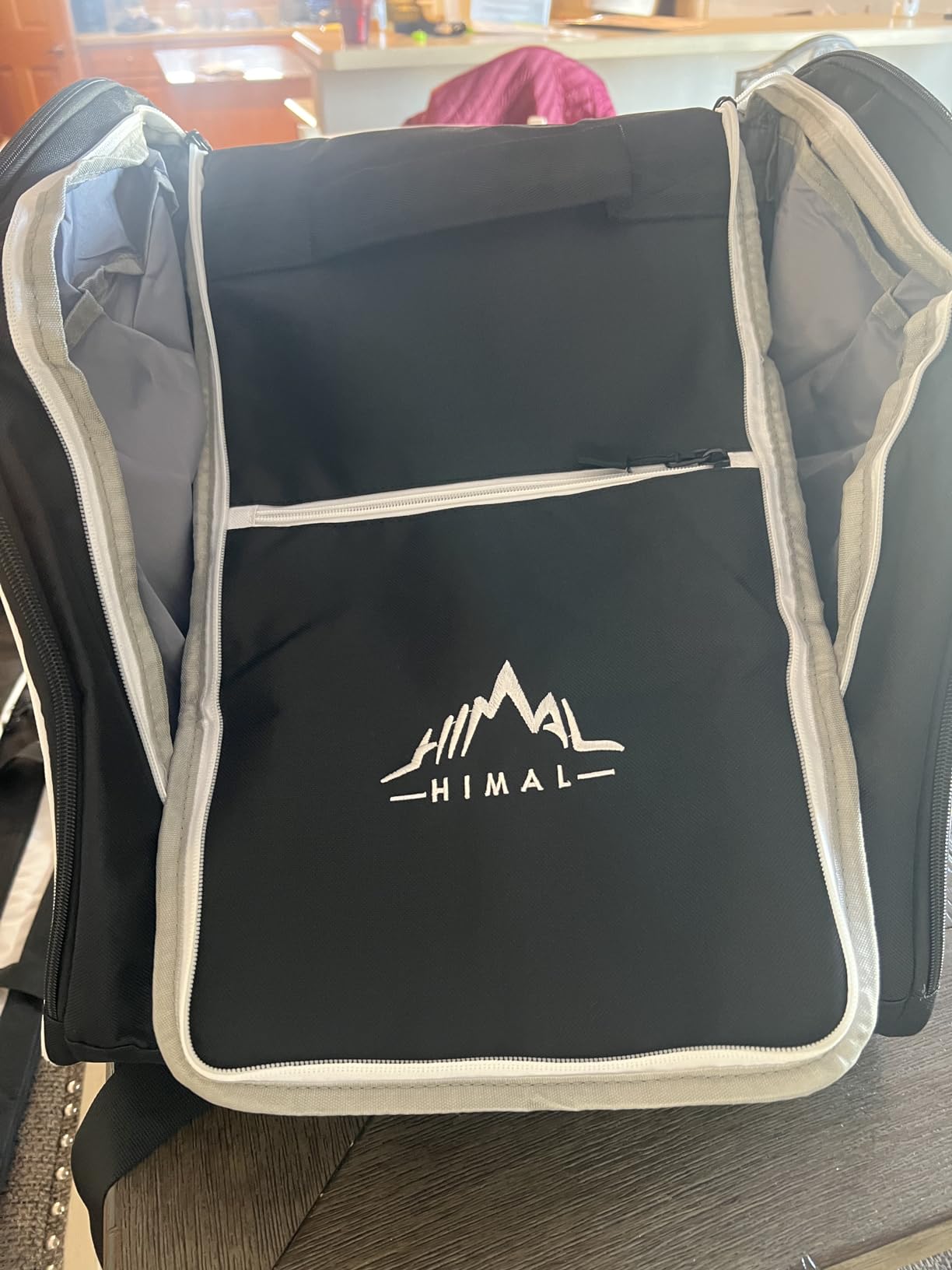 GoHimal Ski Bag & Boot Bag Combo, Padded Ski Carrier | Fits Skis Up to 200CM, Fits Boots Up to US13, Safety Reinforced, Water-Resistant, Ski Travel Bag customer photo 2