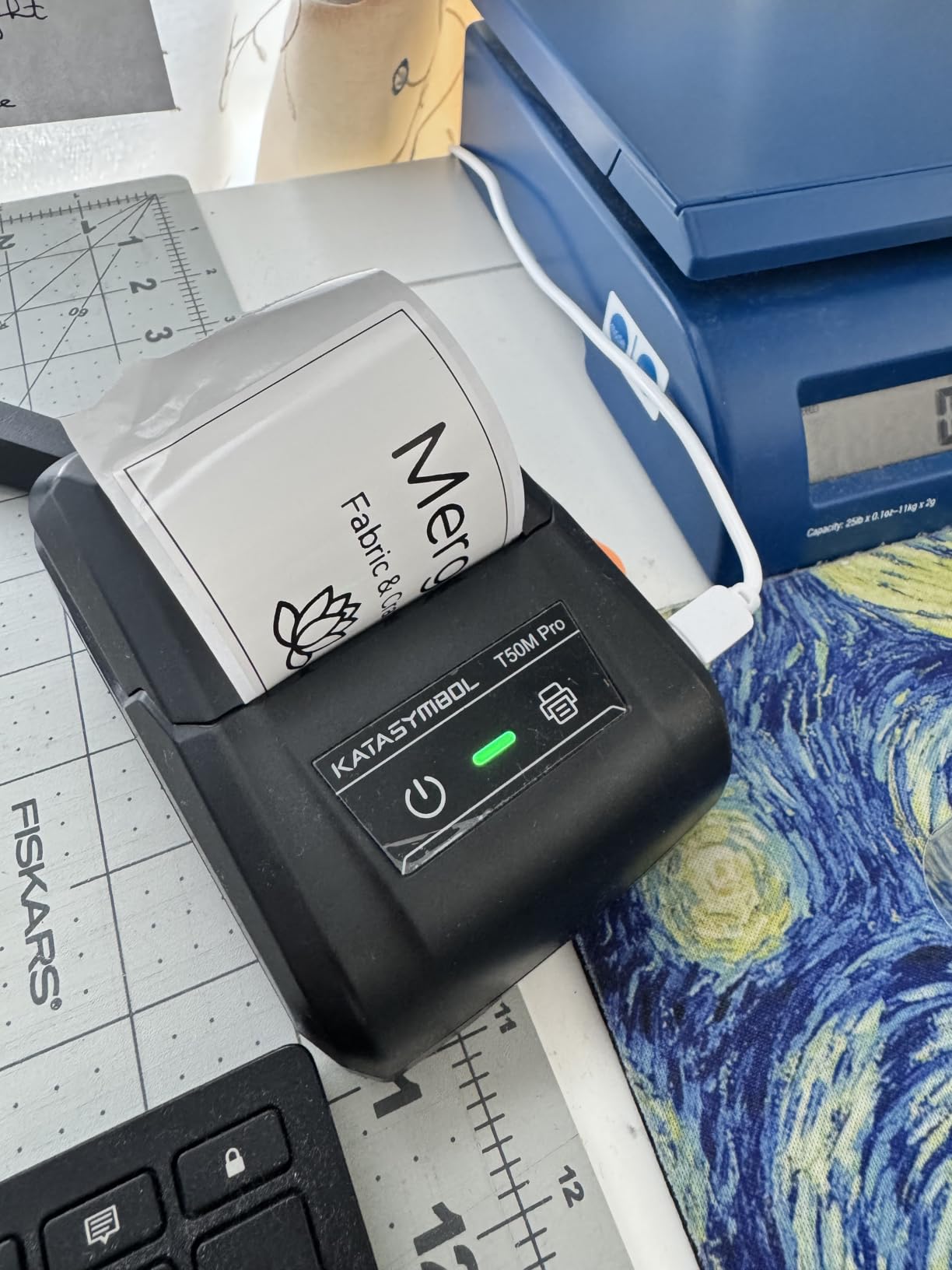 SUPVAN T50M Pro Bluetooth Label Maker Machine with Tape, Wide Waterproof Label customer photo 2