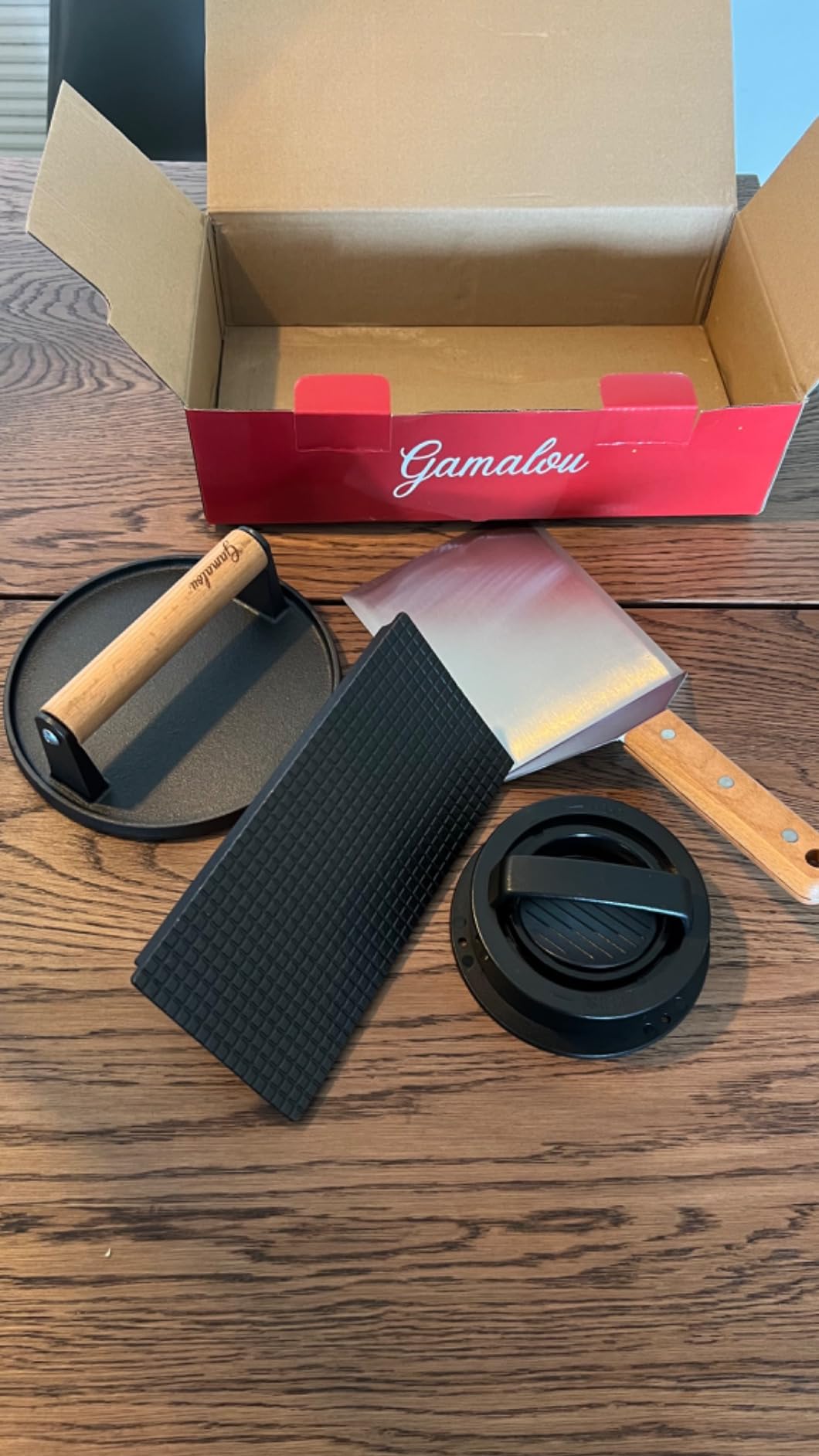 Smashed Burger Press BBQ Kit: 7