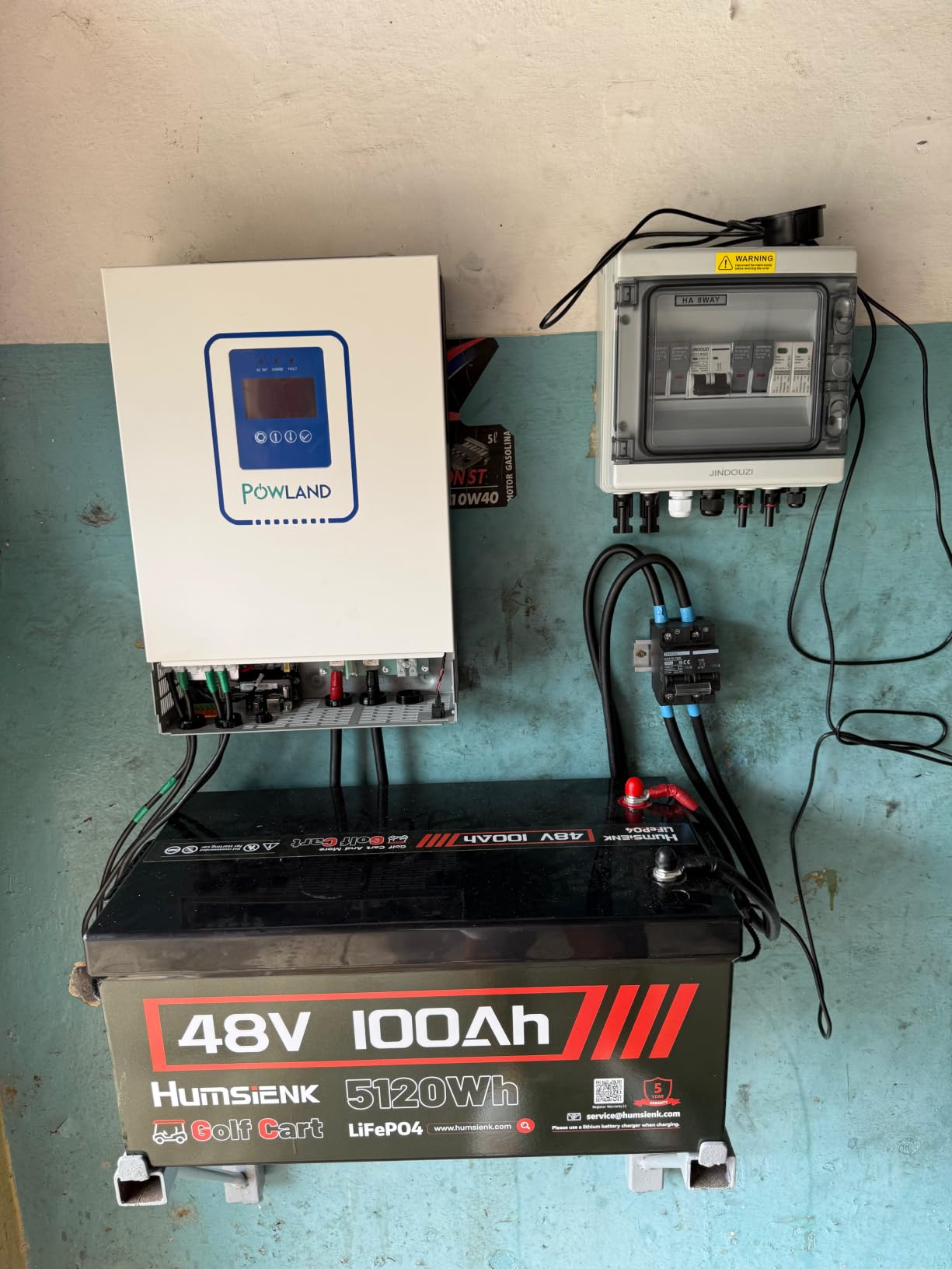POWLAND 3600W Solar Inverter, Pure sine Wave Inverter, 48V to 110V/120V, Built-in 80A MPPT Controller, Suitable for Homes, RVs, and can be Used with Lithium Lead-Acid Gel Battery Off-Grid Systems customer photo 2