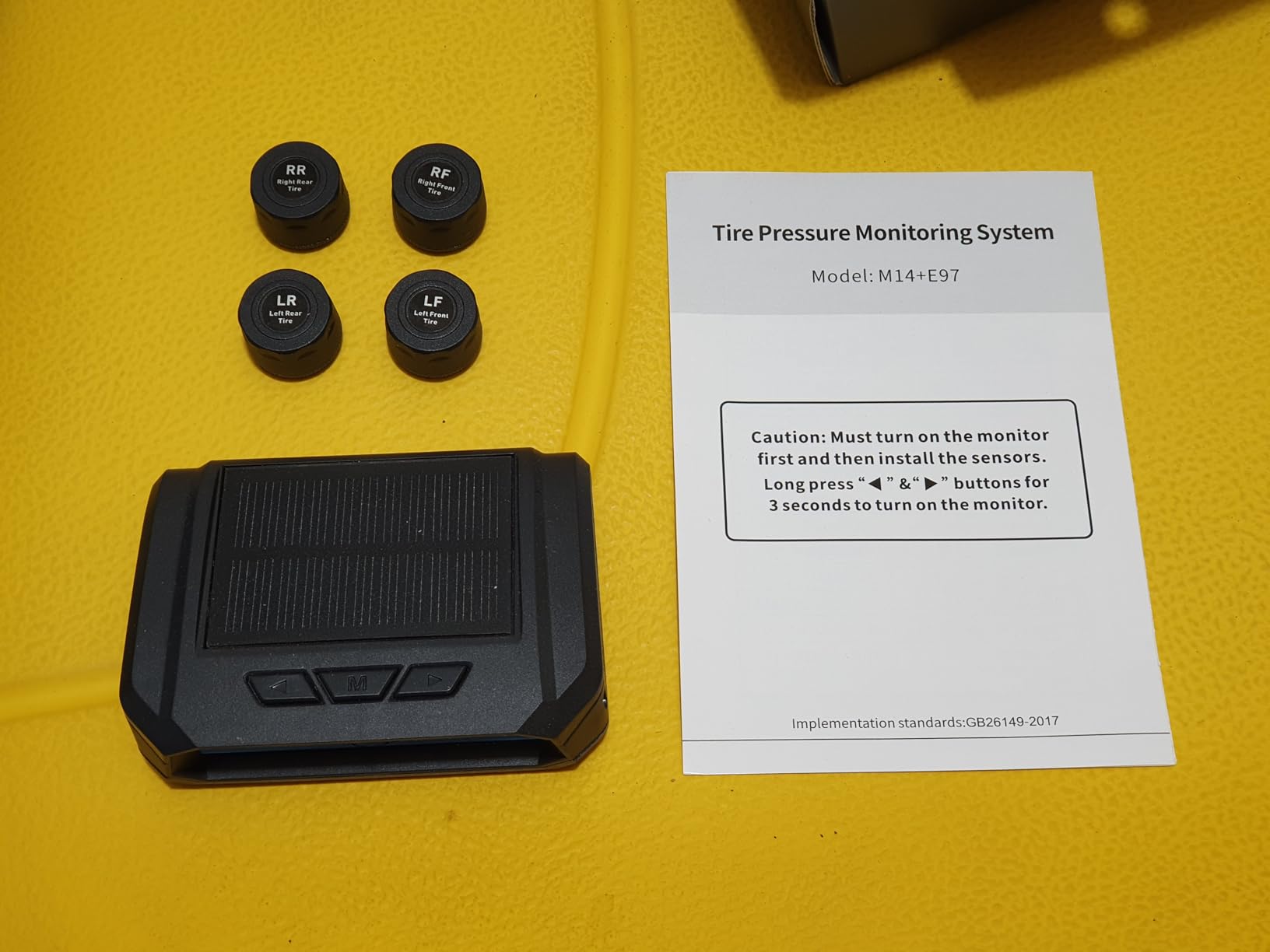 Masoll RV Tire Pressure Monitoring System, TPMS with 4 Tire Pressure Sensors | Solar Charger, 6 Alarm Modes, 0-99 PSI for RV/Travel Trailer/Camper/Truck/SUV/Car/Older Vehicle customer photo 1