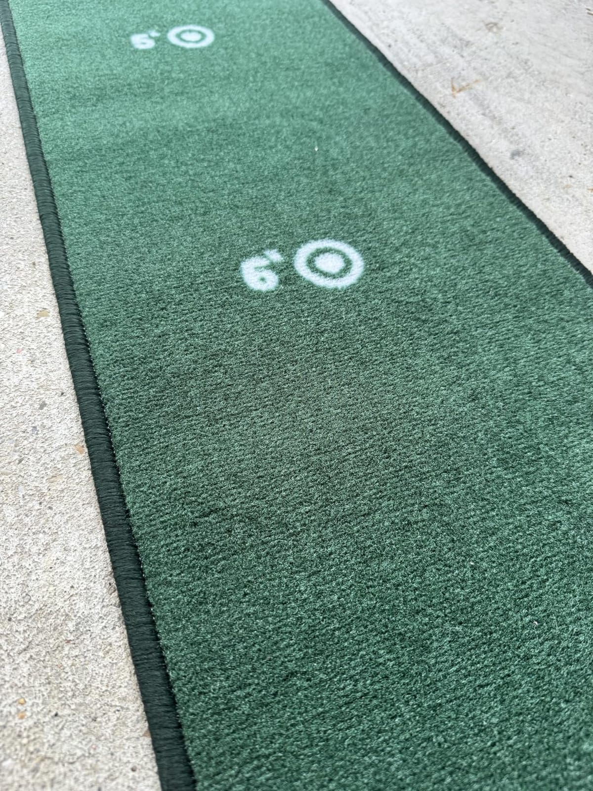 Golf Putting Mat Indoor & Outdoor with Distance Markers Anti Slip Backing customer photo 1