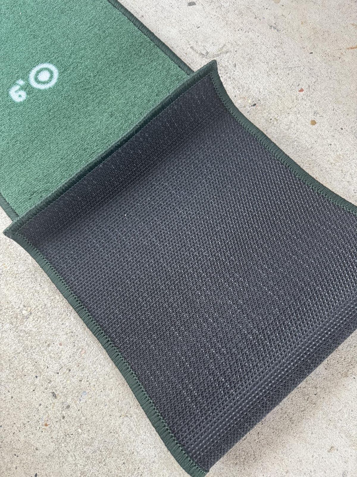 Golf Putting Mat Indoor & Outdoor with Distance Markers Anti Slip Backing customer photo 2