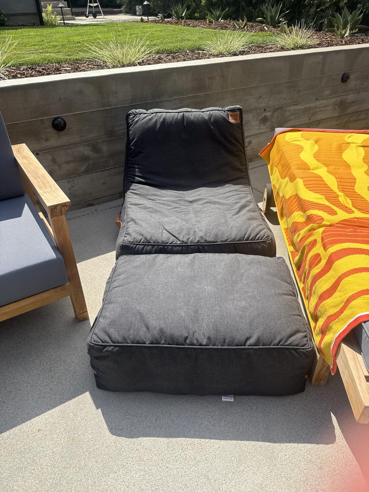 Big Joe Lux Sealander Pool Float and Patio Chair, Premier Mesh, Durable UV Protected Polyester Blend, No Inflation Needed customer photo 2