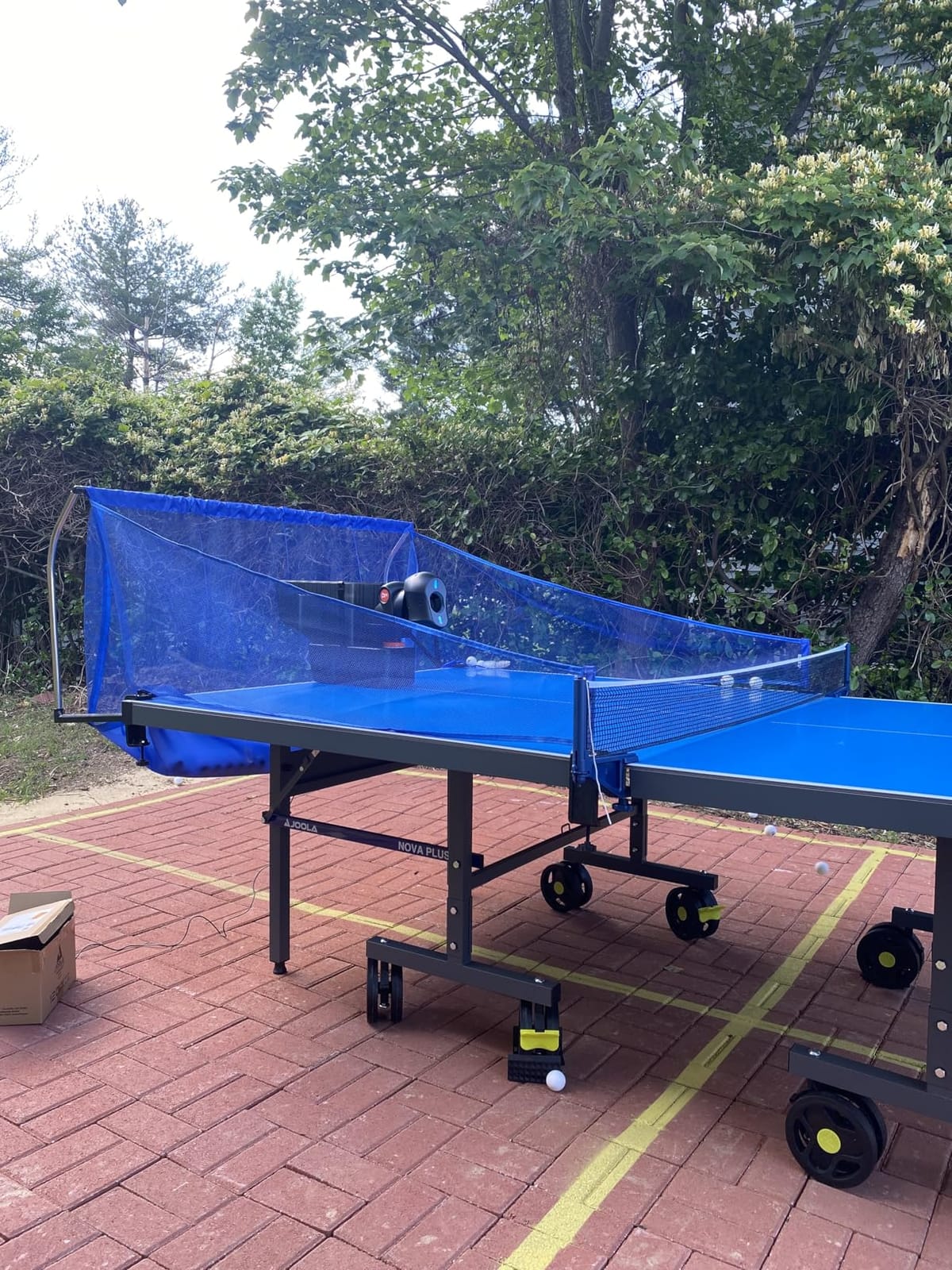 PONGBOT Table Tennis Robot: APP Control 264 Drills, Portable Ping Pong Machine with Spin/Speed Customization, 150-Ball Capacity for Solo Training & Coaching customer photo 1