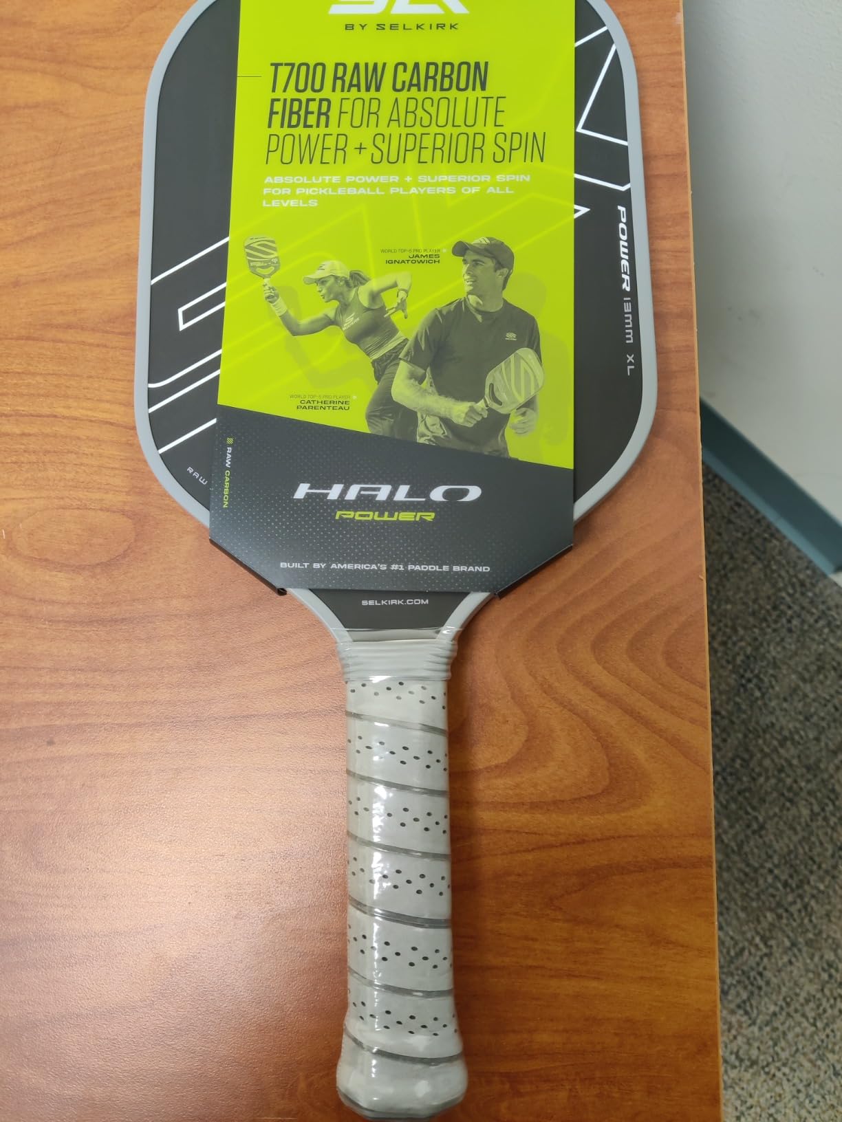 Selkirk Sport SLK Halo Pickleball Paddles | T700 Raw Carbon Fiber Paddle | A pickleball racket with an expanded sweet spot for every skill level, in Power, Pro, or Control styles customer photo 2