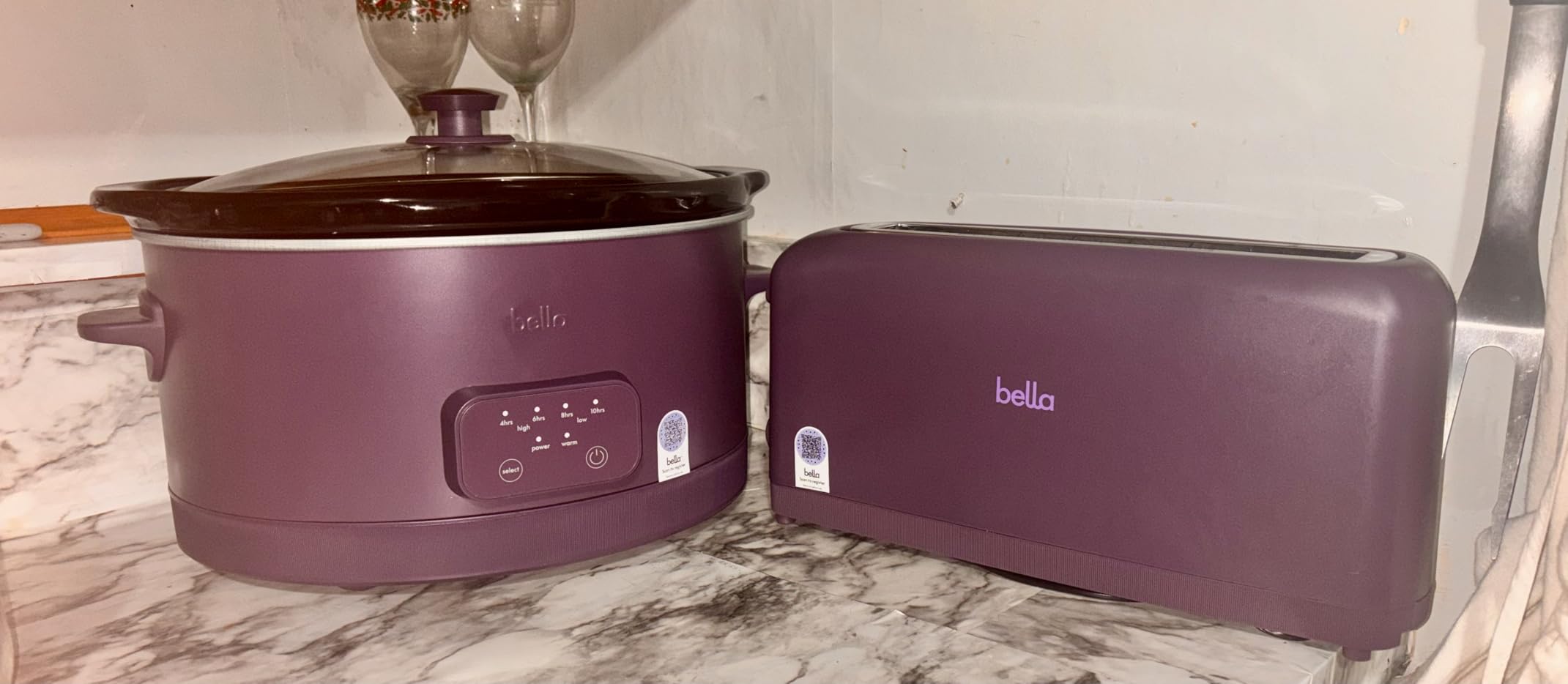 bella SAVOR 6qt Programmable Non-Toxic Slow Cooker, Oatmilk customer photo 2