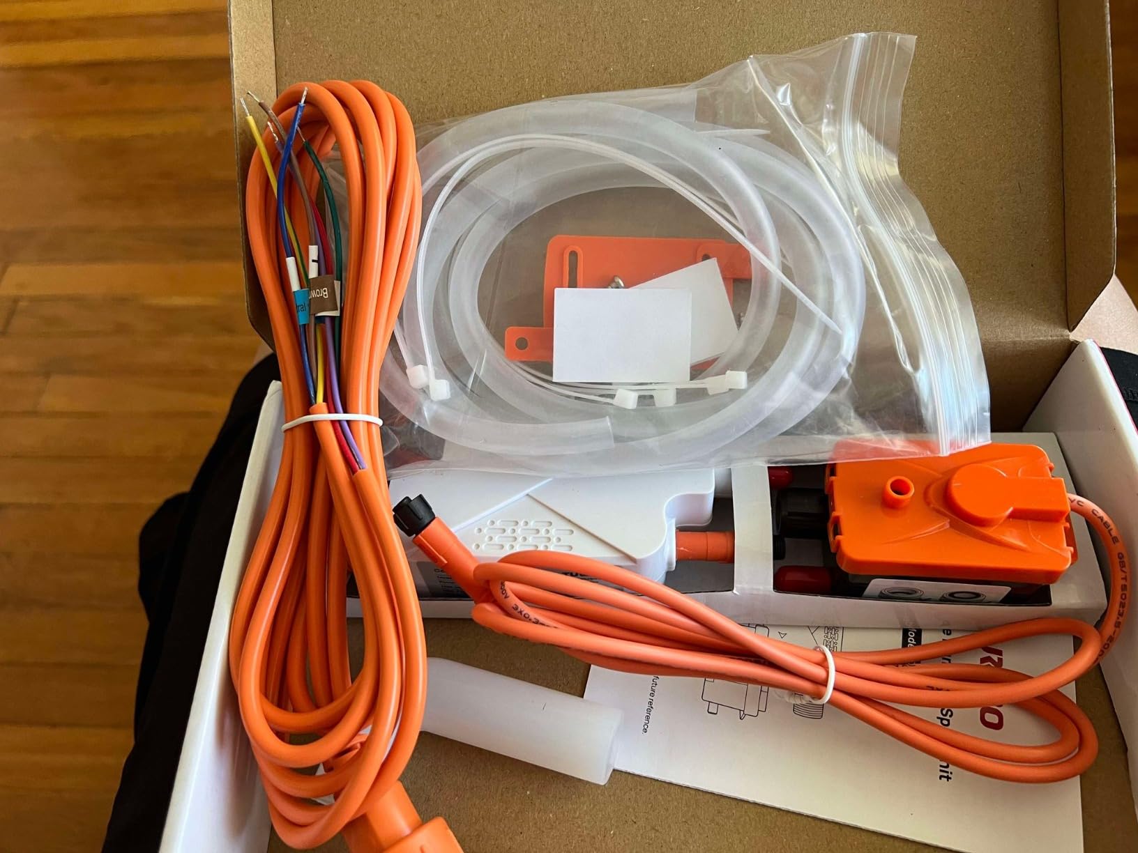 TURBRO Mini-Split Condensate Pump for HVAC, Air Conditioner, Dehumidifier | 66ft Max Head, 10.5 GPH Max Flow, 1.4oz Reservoir, Automatic Condensation Removal customer photo 1