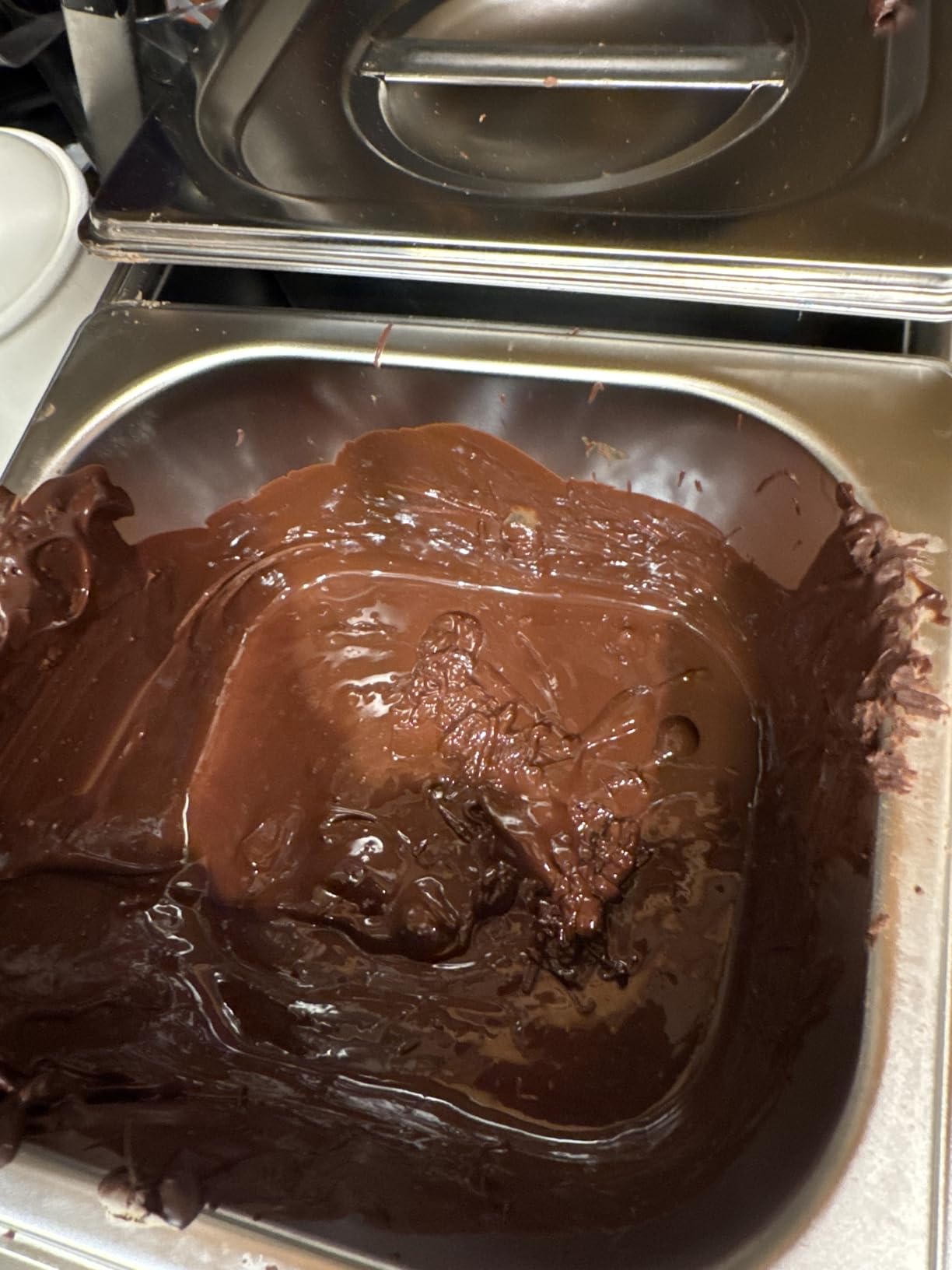 Chocolate Tempering Machine Chocolate Melting Pot, 9 Lbs 2 Tanks Chocolate Melter with TEMP Control 86~185℉, 1000W Stainless Steel Electric Commercial Chocolate Warmer and Melter customer photo 1
