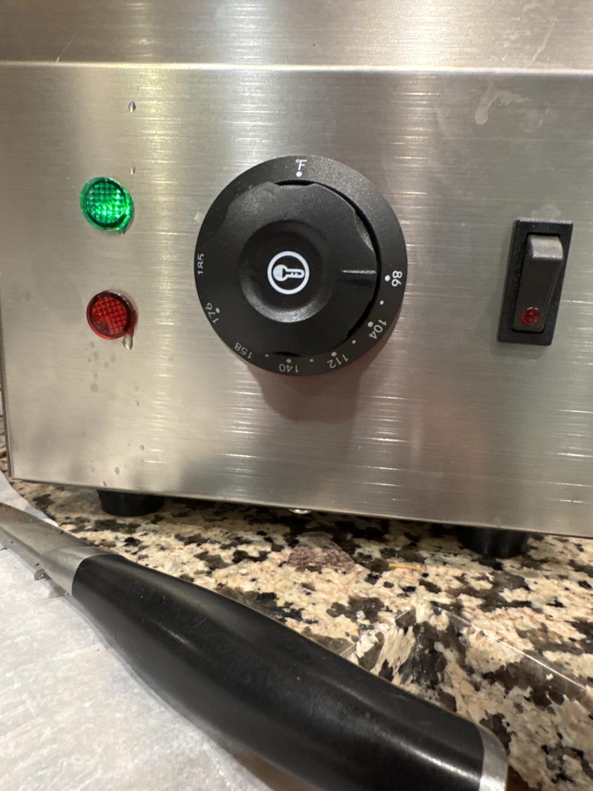 Chocolate Tempering Machine Chocolate Melting Pot, 9 Lbs 2 Tanks Chocolate Melter with TEMP Control 86~185℉, 1000W Stainless Steel Electric Commercial Chocolate Warmer and Melter customer photo 2