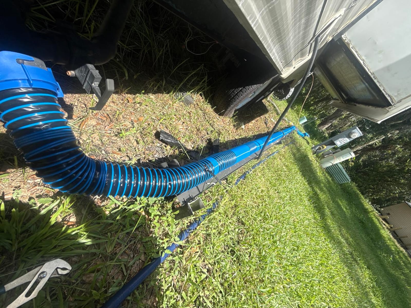 DUMPMAN RV Sewer Hose Kit, 20 Ft Sewage Hose | Septic Hose with Swivel Fitting, Clear Sewer Hose Elbow, 2 Storage Caps, for RV/Camper customer photo 2