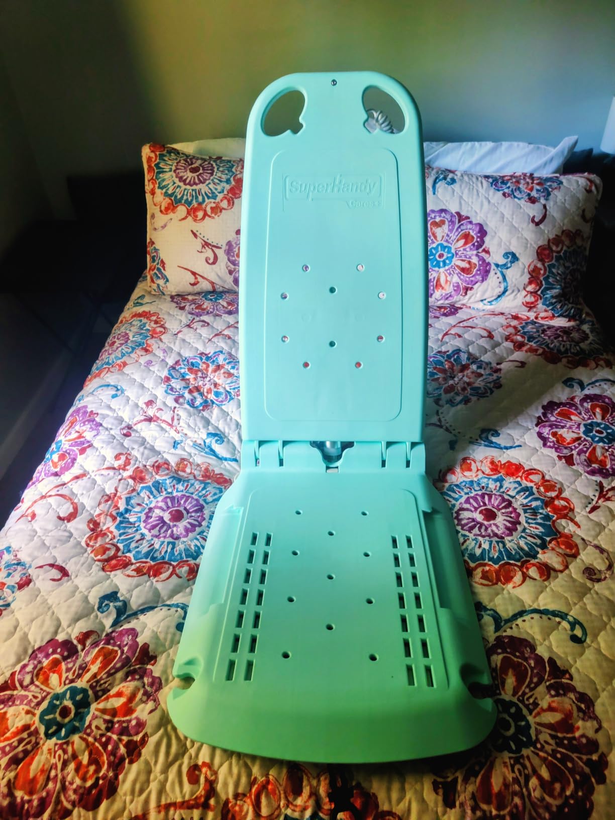 SuperHandy Portable Floor and Bath Lift, 330 lb Capacity, IP68 Waterproof | Portable patient lift helps raise users from floor to standing; built for rated specs and capacity; Home Care; Fall Recovery customer photo 2