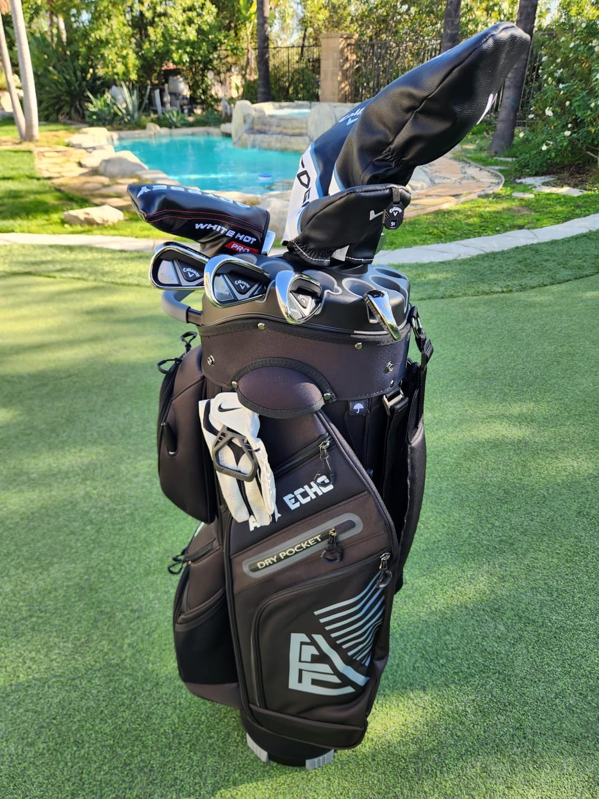 ASK ECHO T-Lock 3.0 Golf Cart Bag, Quiet 14-Way Full-Length Divider customer photo 2