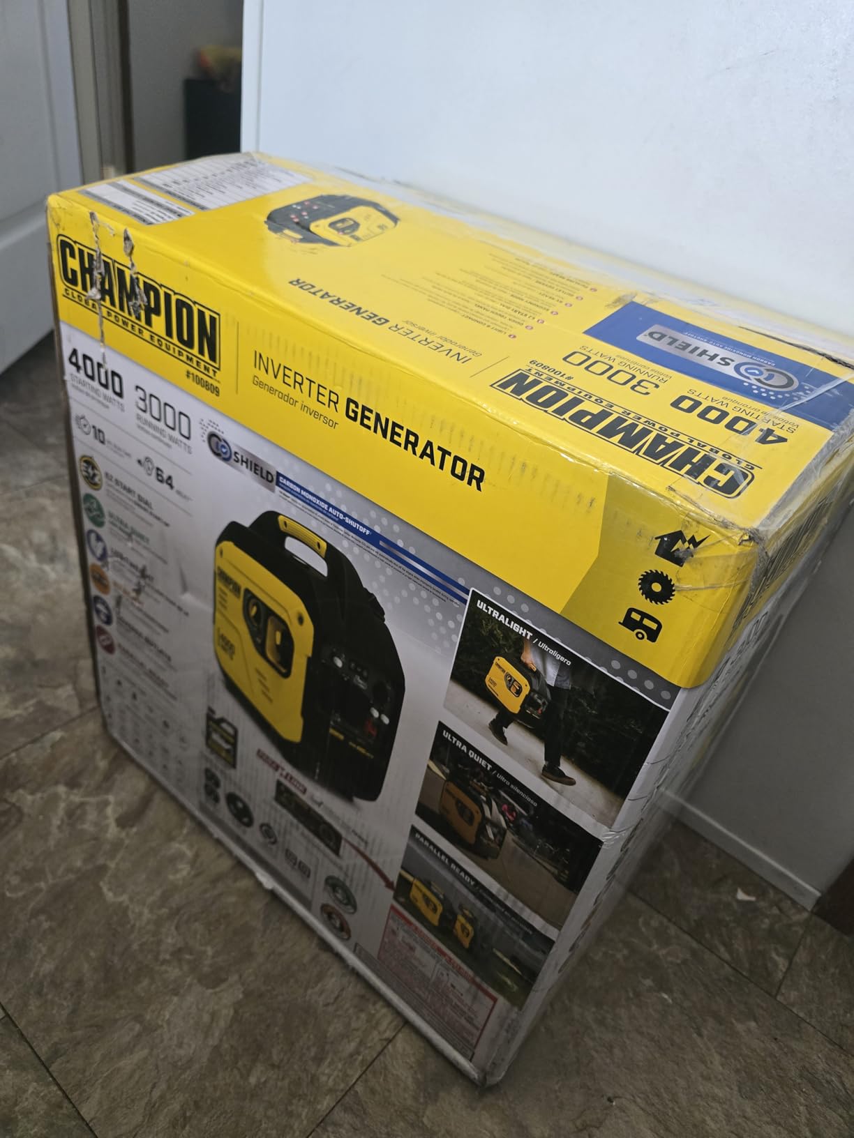 Champion Power Equipment 4000-Watt RV Ready Portable Inverter Generator with Quiet Technology and Free 3-Year Warranty customer photo 1