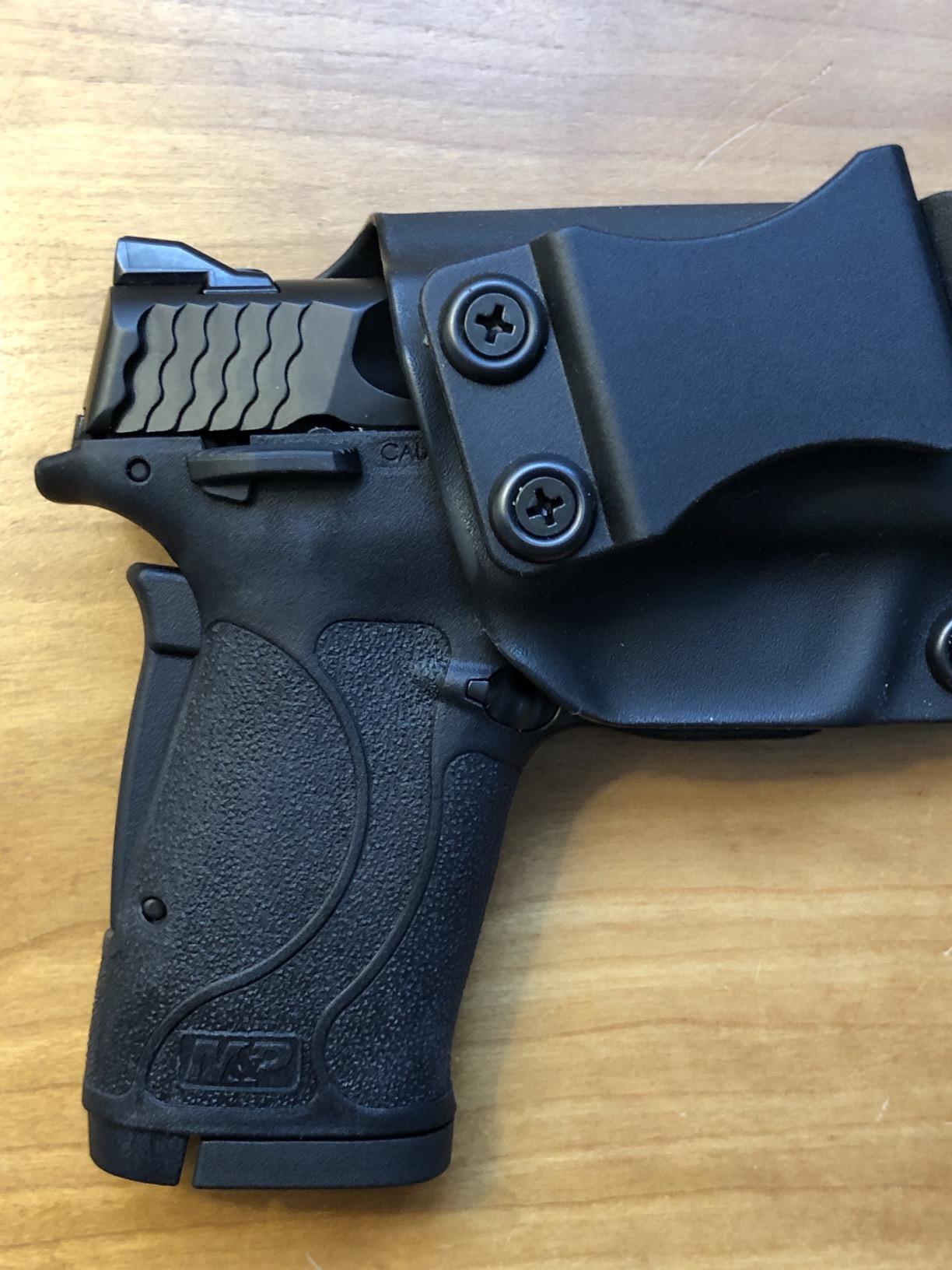 Rounded IWB Holster - Inside Waistband Concealed Carry, American Made, Concealment Express, Black Kydex, Optics Ready, Fits: Glock 17/19/22/23/26/27/31/32/33 (Gen 1-5) customer photo 2